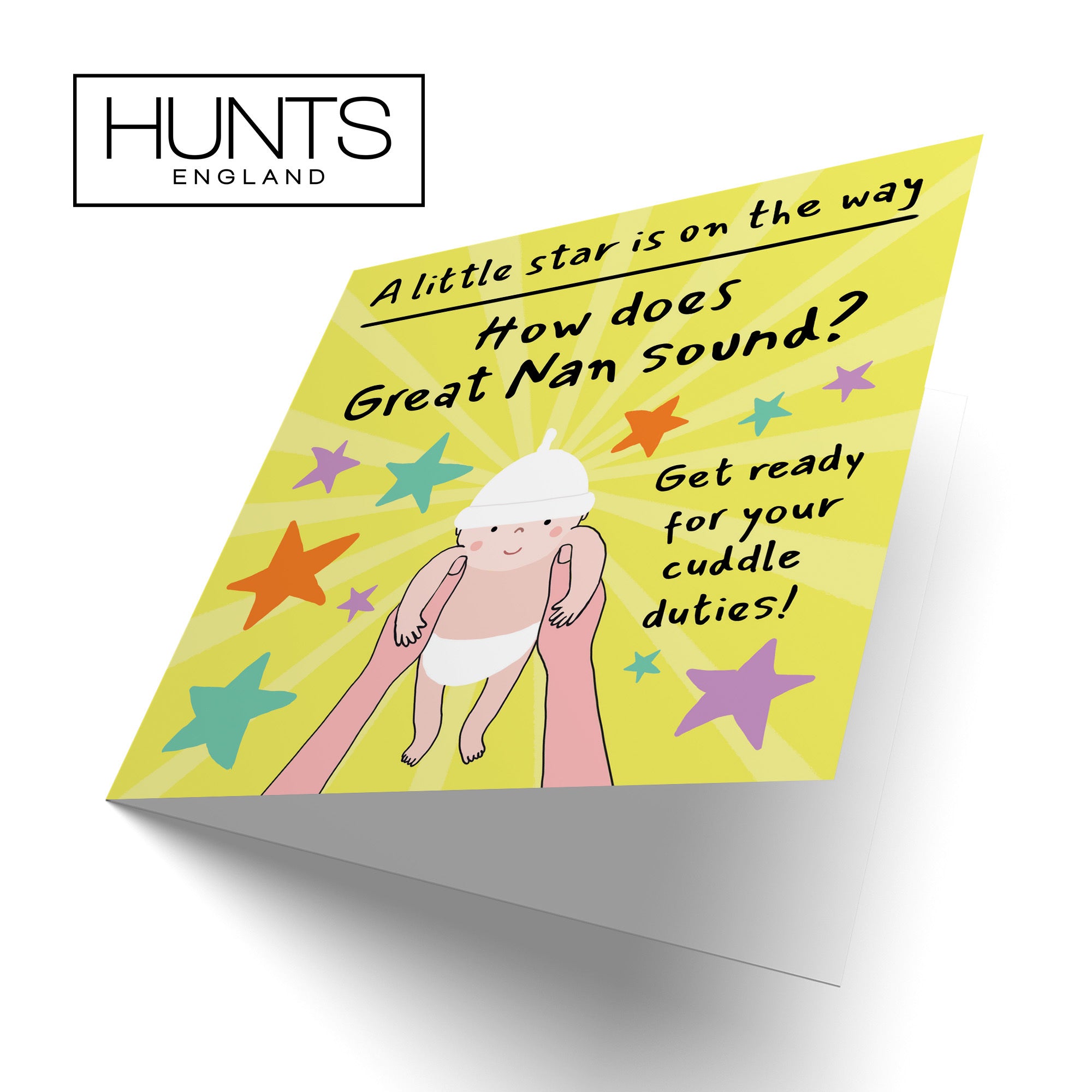 Great Nan Pregnancy Announcement Reveal Card Bundle Of Joy Laugh Out Loud - Default Title (GK00840)