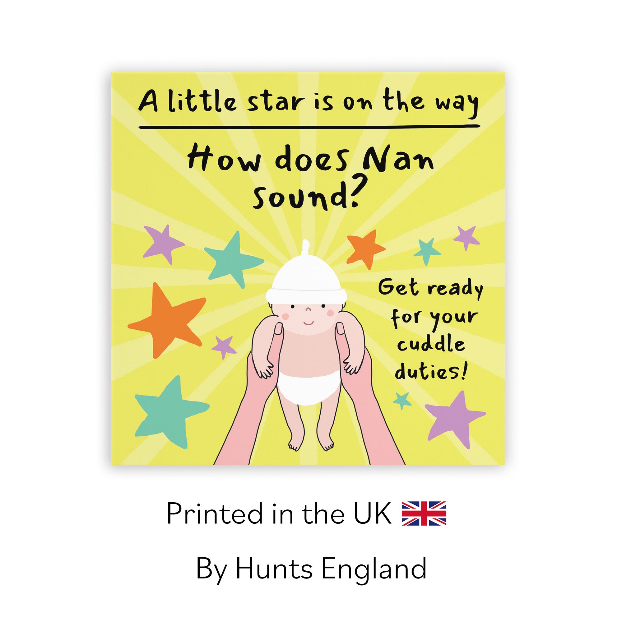 Nan Pregnancy Announcement Reveal Card Bundle Of Joy Laugh Out Loud - Default Title (GK00841)