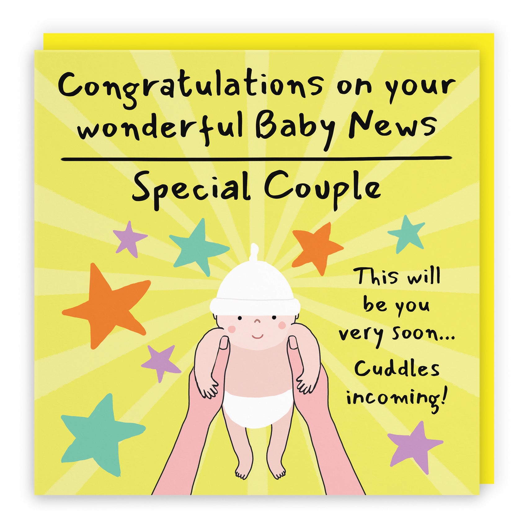Couple Congratulations Pregnancy Card Bundle Of Joy Laugh Out Loud - Default Title (GK00850)