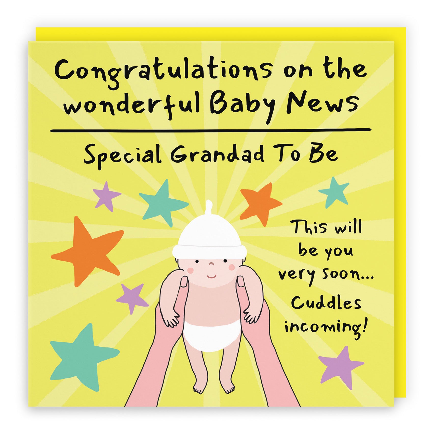 Grandad To Be Congratulations Pregnancy Card Bundle Of Joy Laugh Out Loud - Default Title (GK00853)