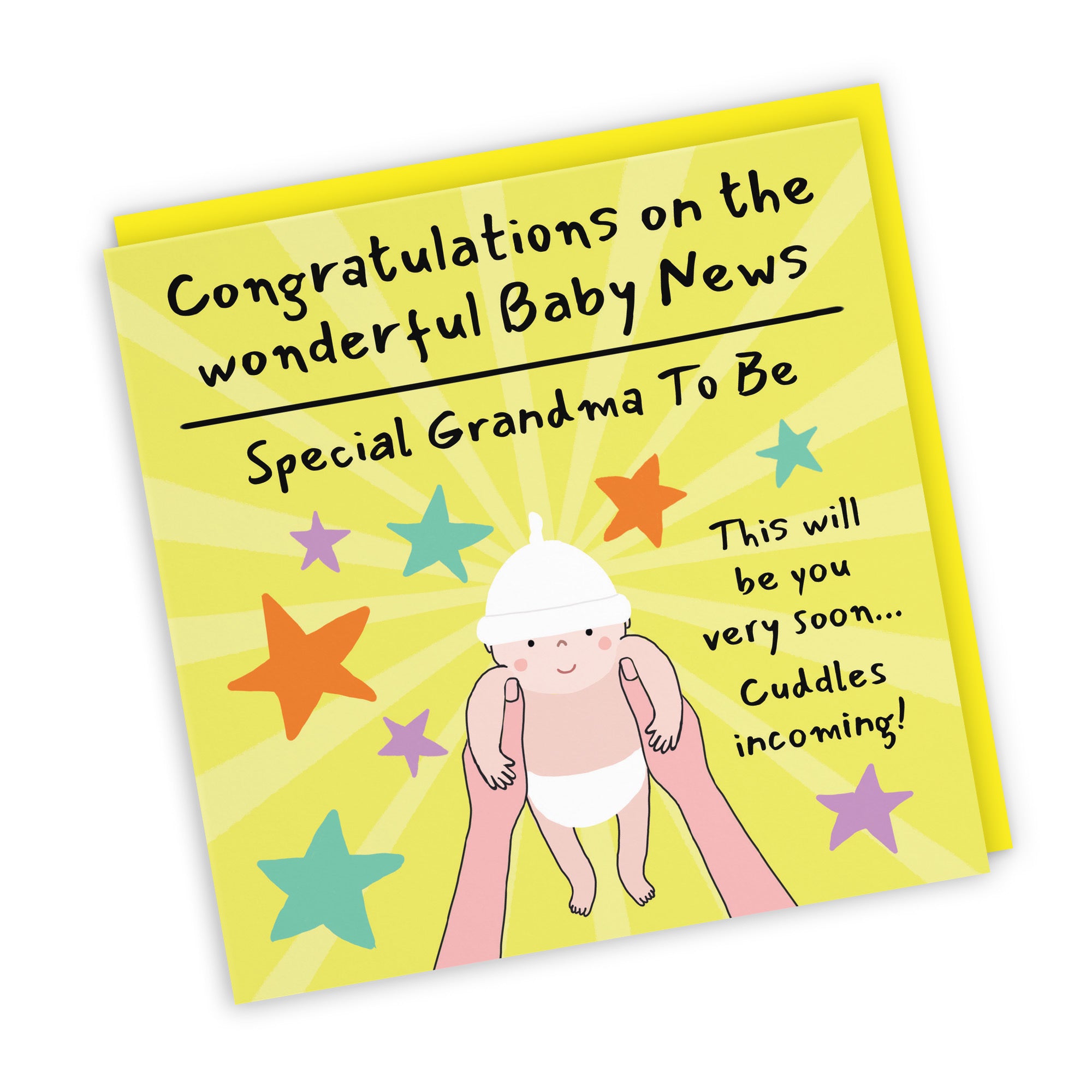 Grandma To Be Congratulations Pregnancy Card Bundle Of Joy Laugh Out Loud - Default Title (GK00855)