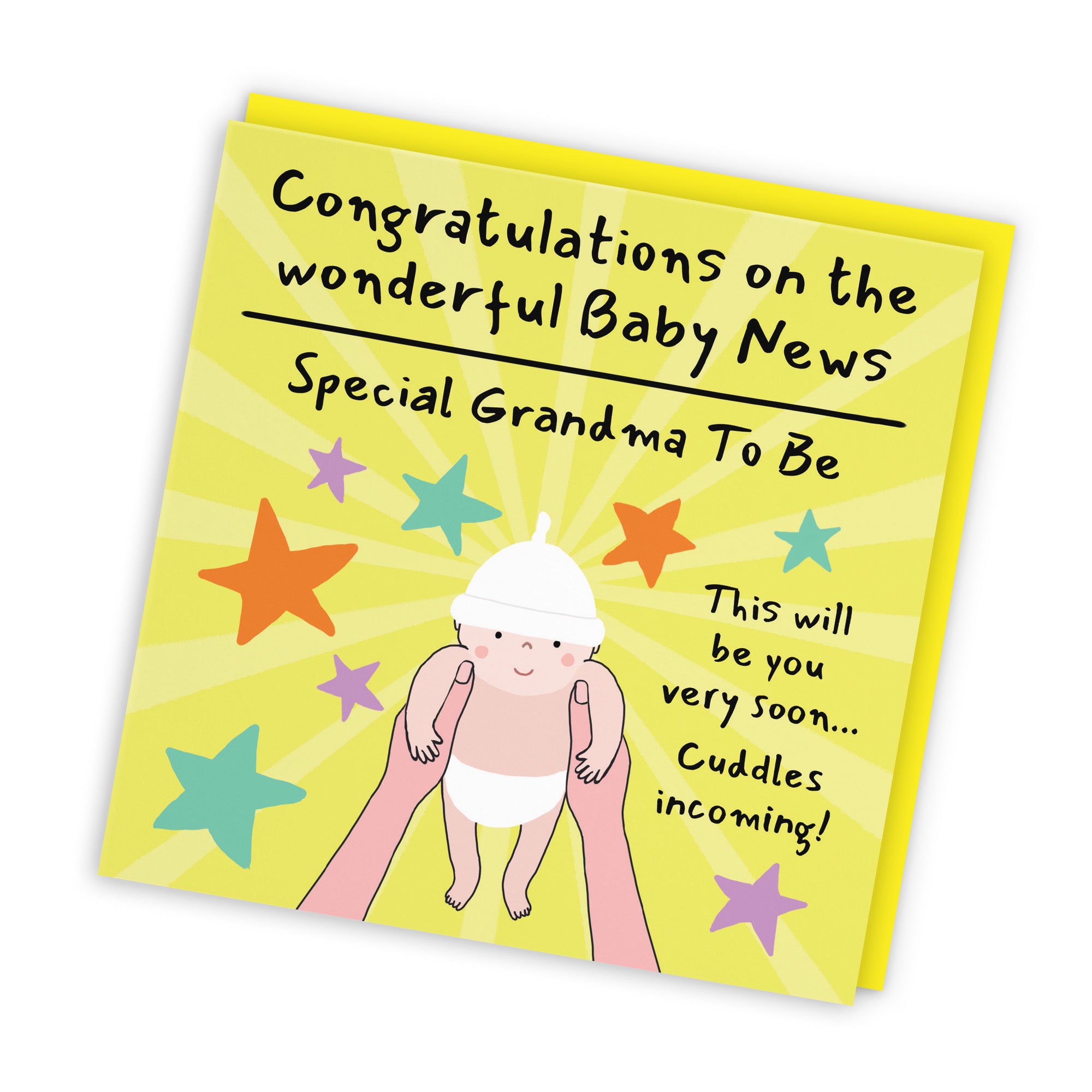 Grandma To Be Congratulations Pregnancy Card Bundle Of Joy Laugh Out Loud - Default Title (GK00855)