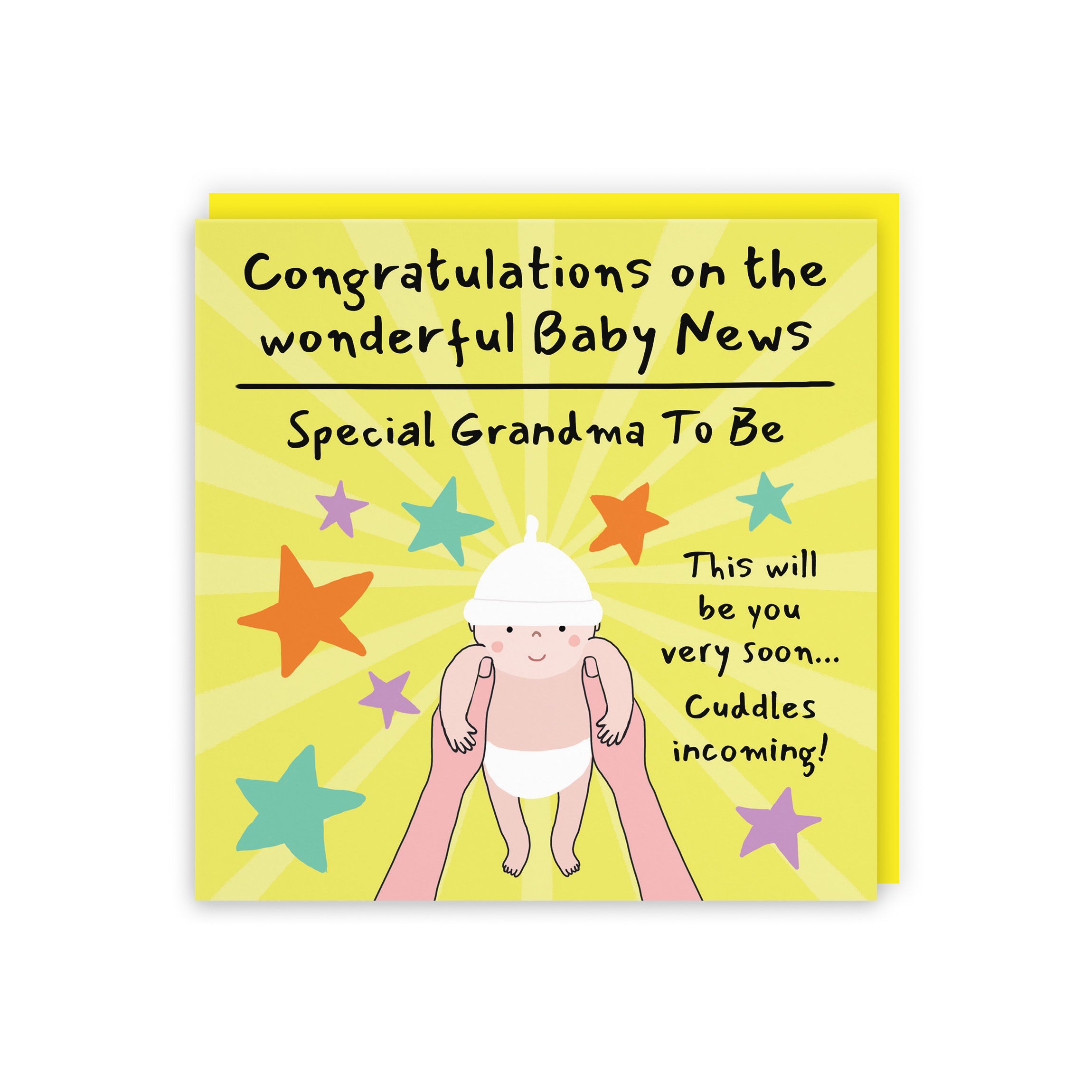 Grandma To Be Congratulations Pregnancy Card Bundle Of Joy Laugh Out Loud - Default Title (GK00855)