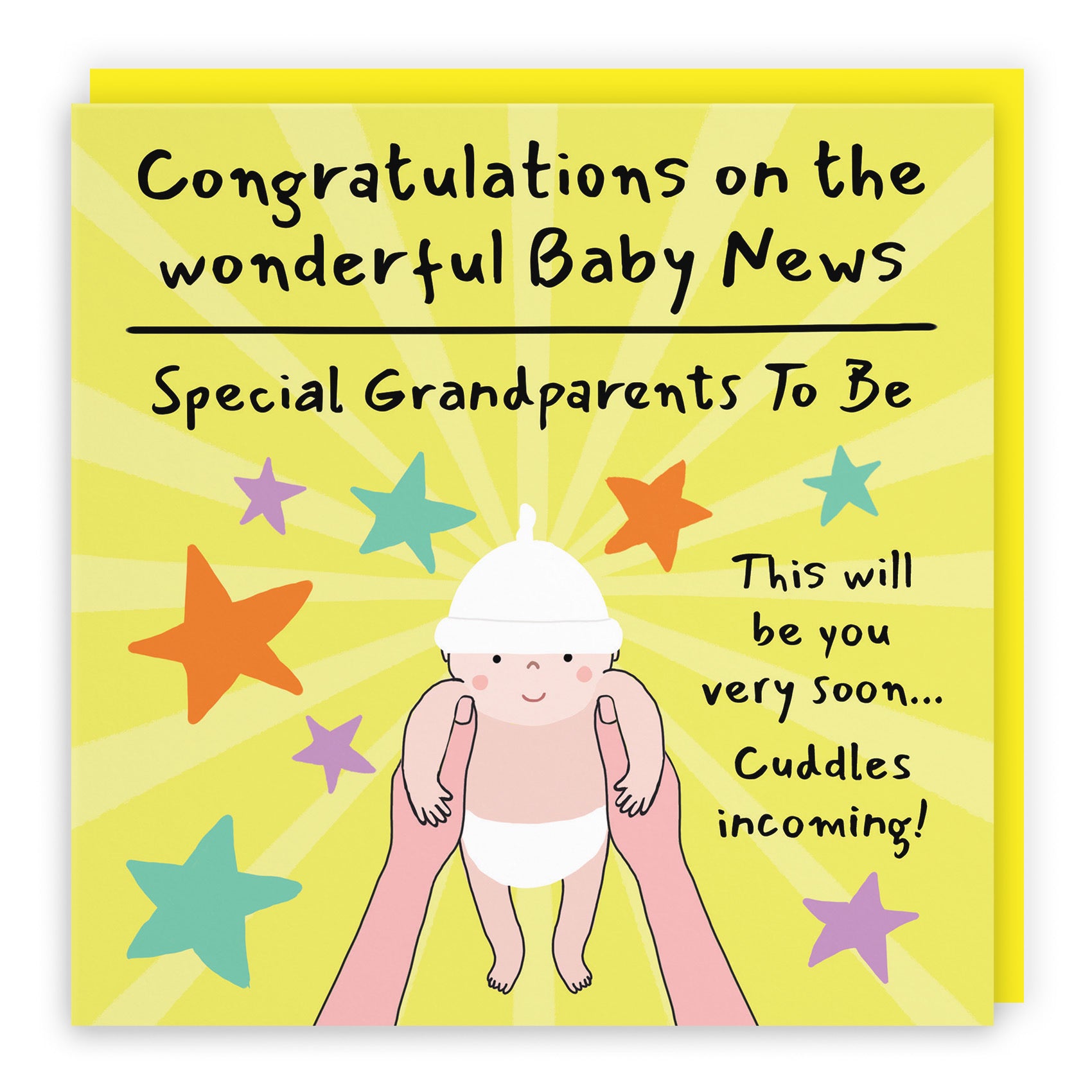 Grandparents To Be Congratulations Pregnancy Card Bundle Of Joy Laugh Out Loud - Default Title (GK00856)