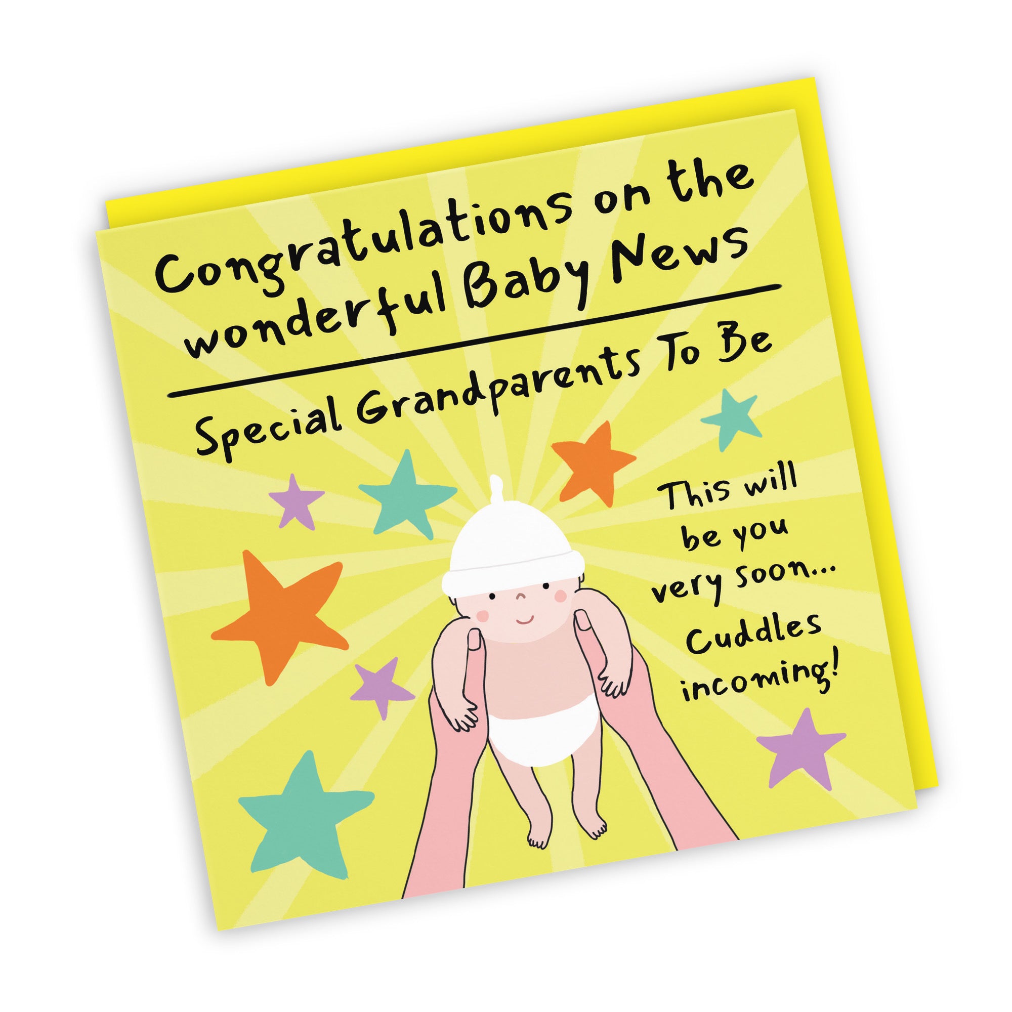 Grandparents To Be Congratulations Pregnancy Card Bundle Of Joy Laugh Out Loud - Default Title (GK00856)