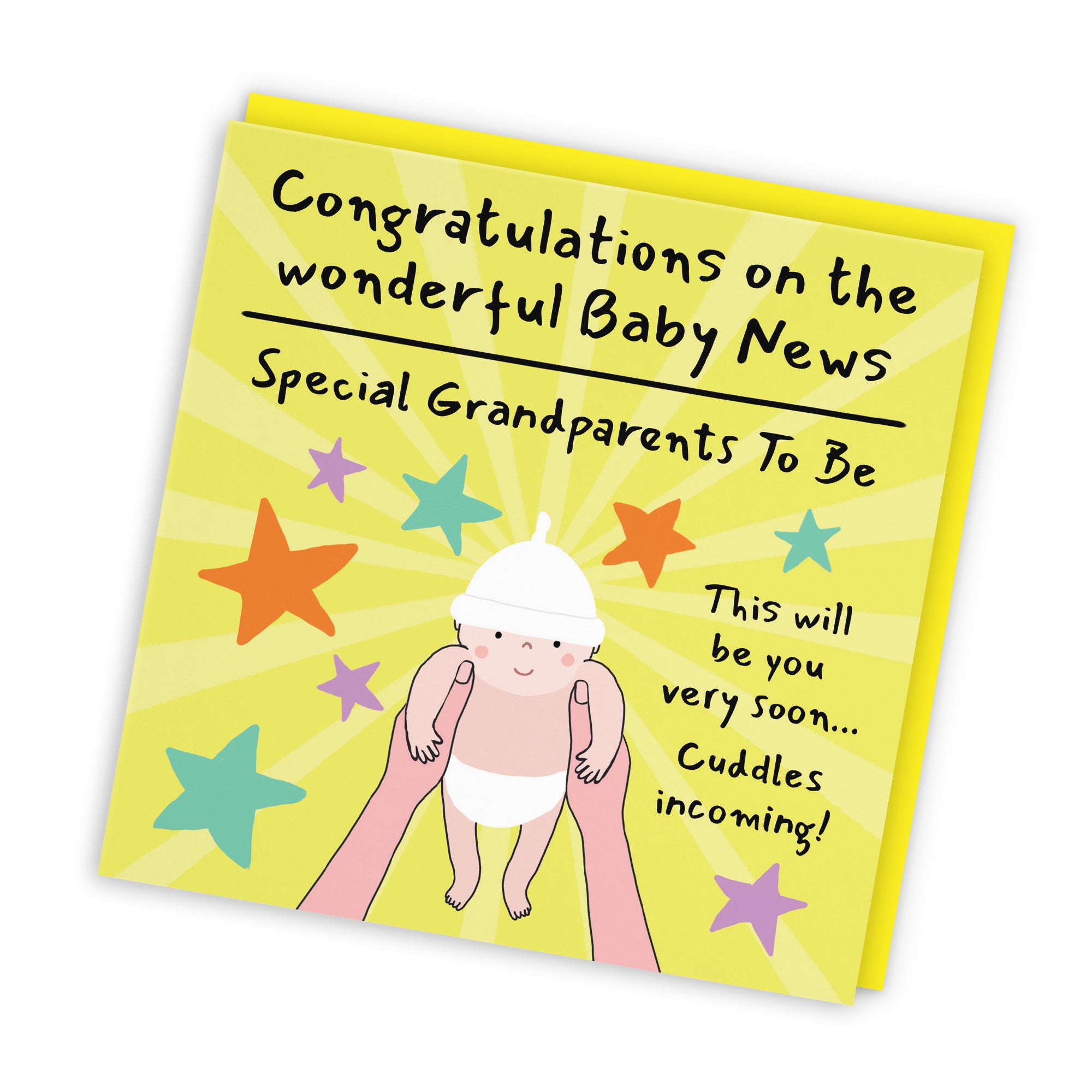 Grandparents To Be Congratulations Pregnancy Card Bundle Of Joy Laugh Out Loud - Default Title (GK00856)