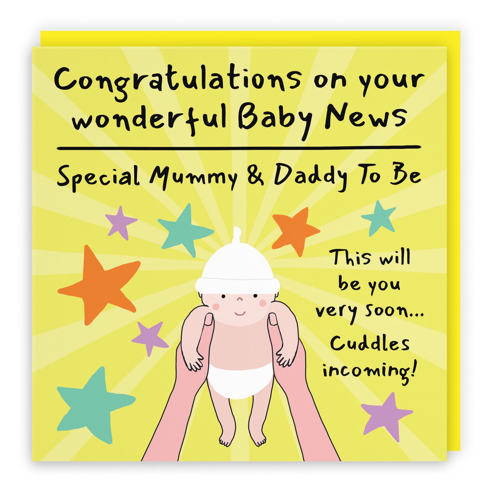 Mummy And Daddy To Be Congratulations Pregnancy Card Bundle Of Joy Laugh Out Loud - Default Title (GK00857)