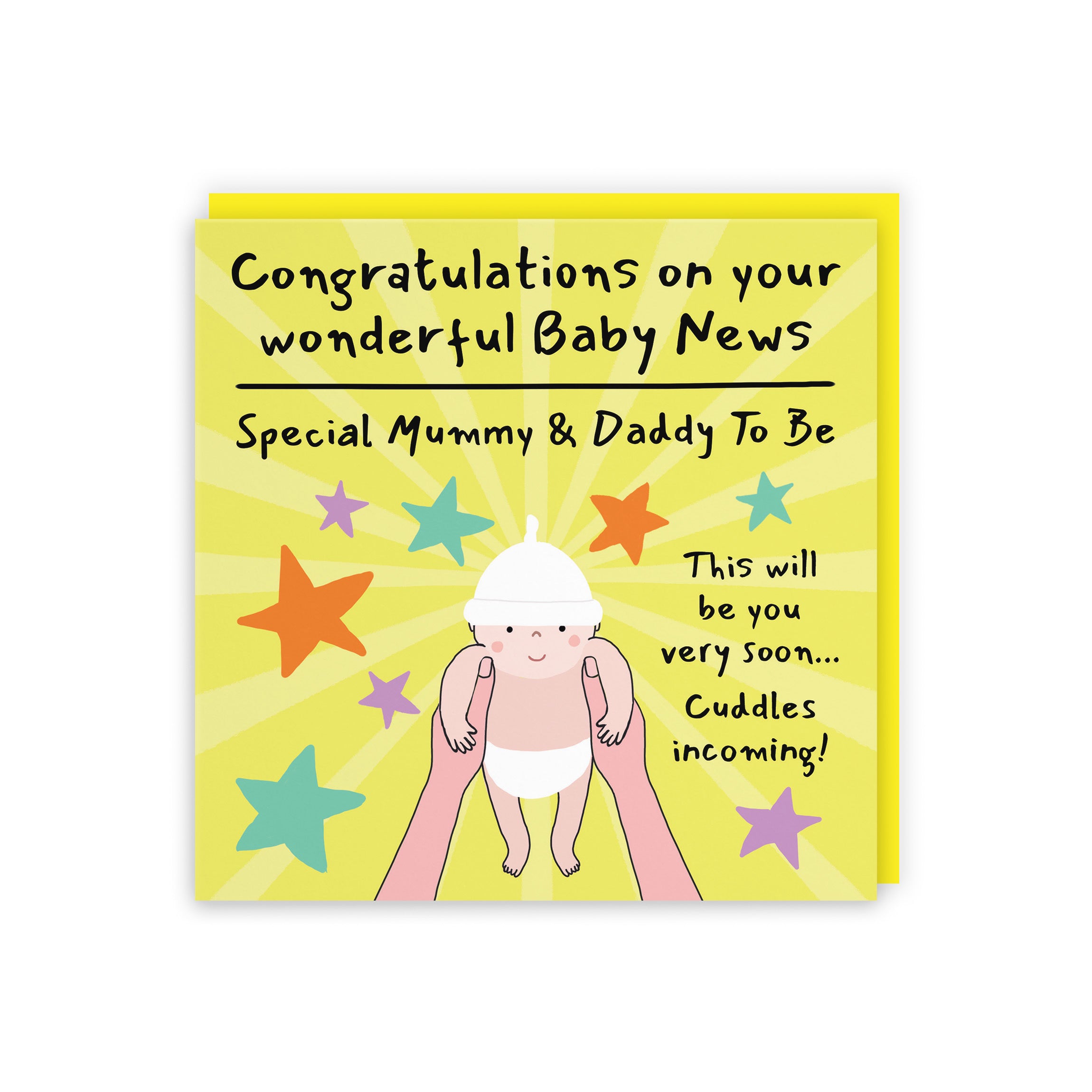 Mummy And Daddy To Be Congratulations Pregnancy Card Bundle Of Joy Laugh Out Loud - Default Title (GK00857)
