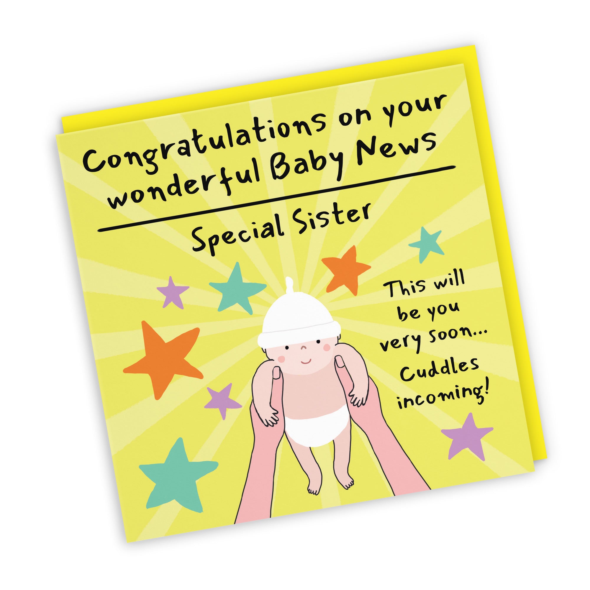 Sister Congratulations Pregnancy Card Bundle Of Joy Laugh Out Loud - Default Title (GK00861)