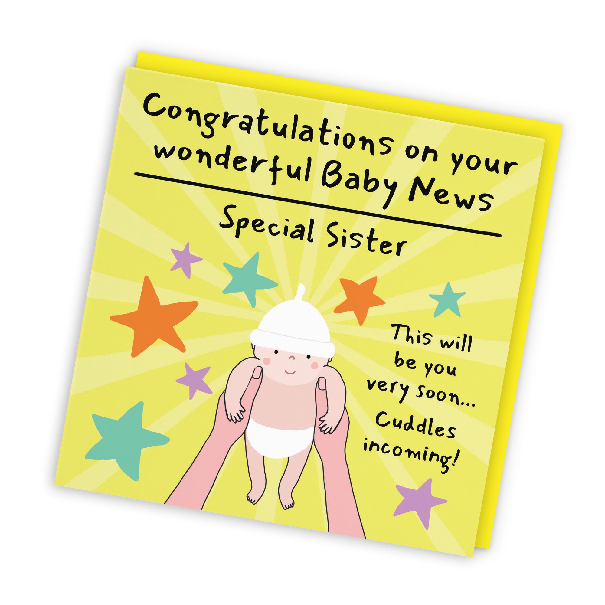 Sister Congratulations Pregnancy Card Bundle Of Joy Laugh Out Loud - Default Title (GK00861)