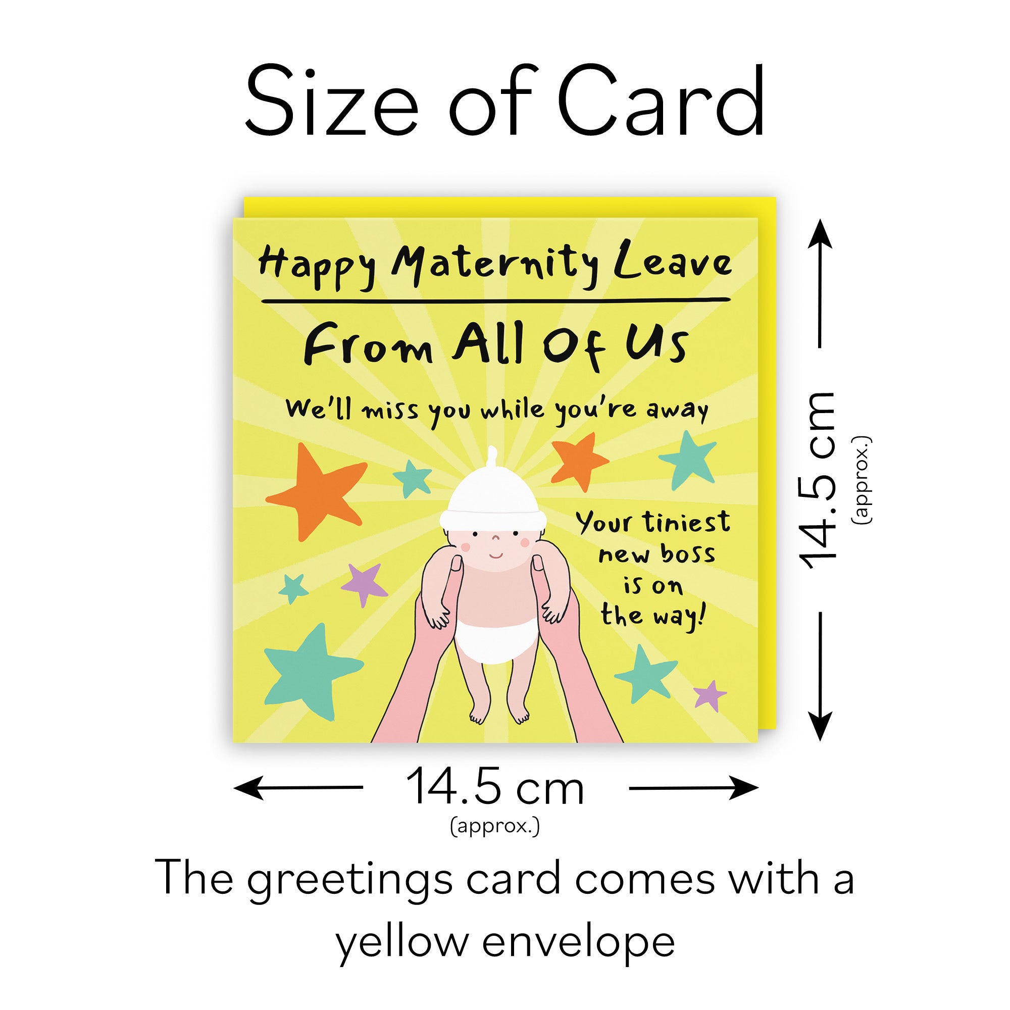 From All Of Us Maternity Leave Pregnancy Card Bundle Of Joy Laugh Out Loud - Default Title (GK00866)