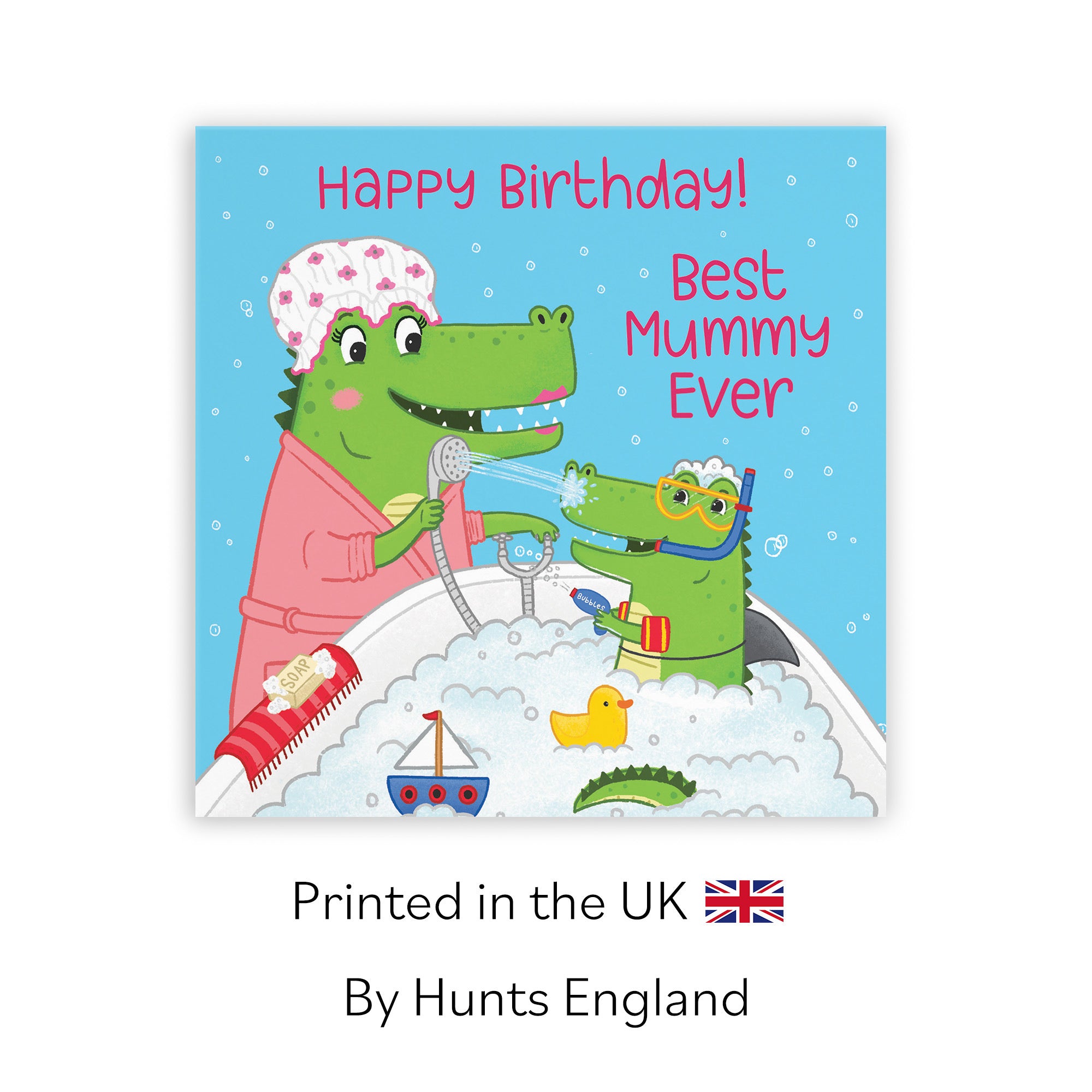 Mummy Birthday Crocodile Bath Time Card Imagination - Default Title (LG01641)