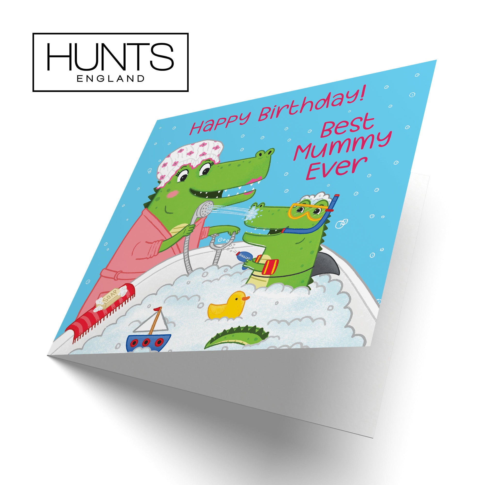 Mummy Birthday Crocodile Bath Time Card Imagination - Default Title (LG01641)
