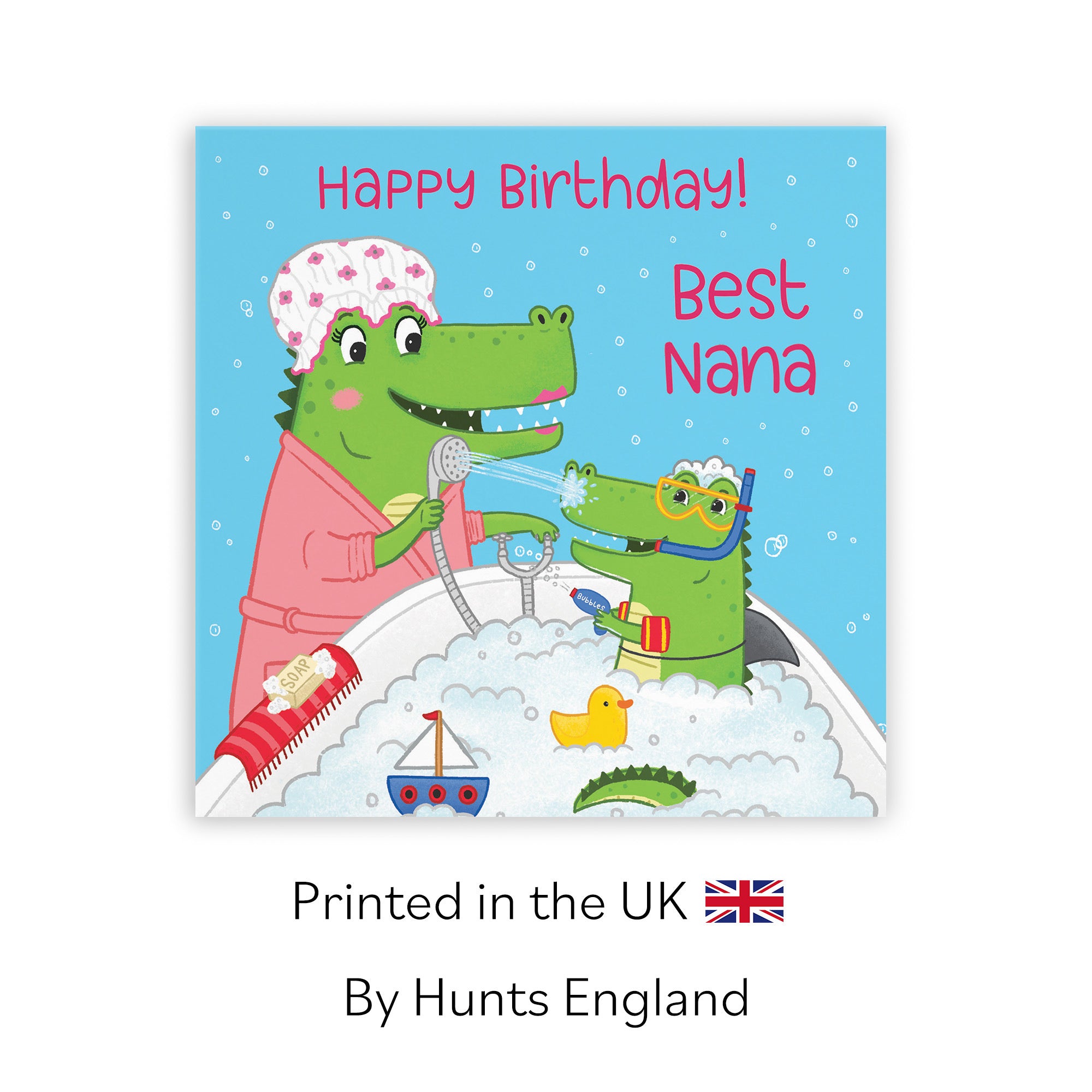 Nana Birthday Crocodile Bath Time Card Imagination - Default Title (LG01645)