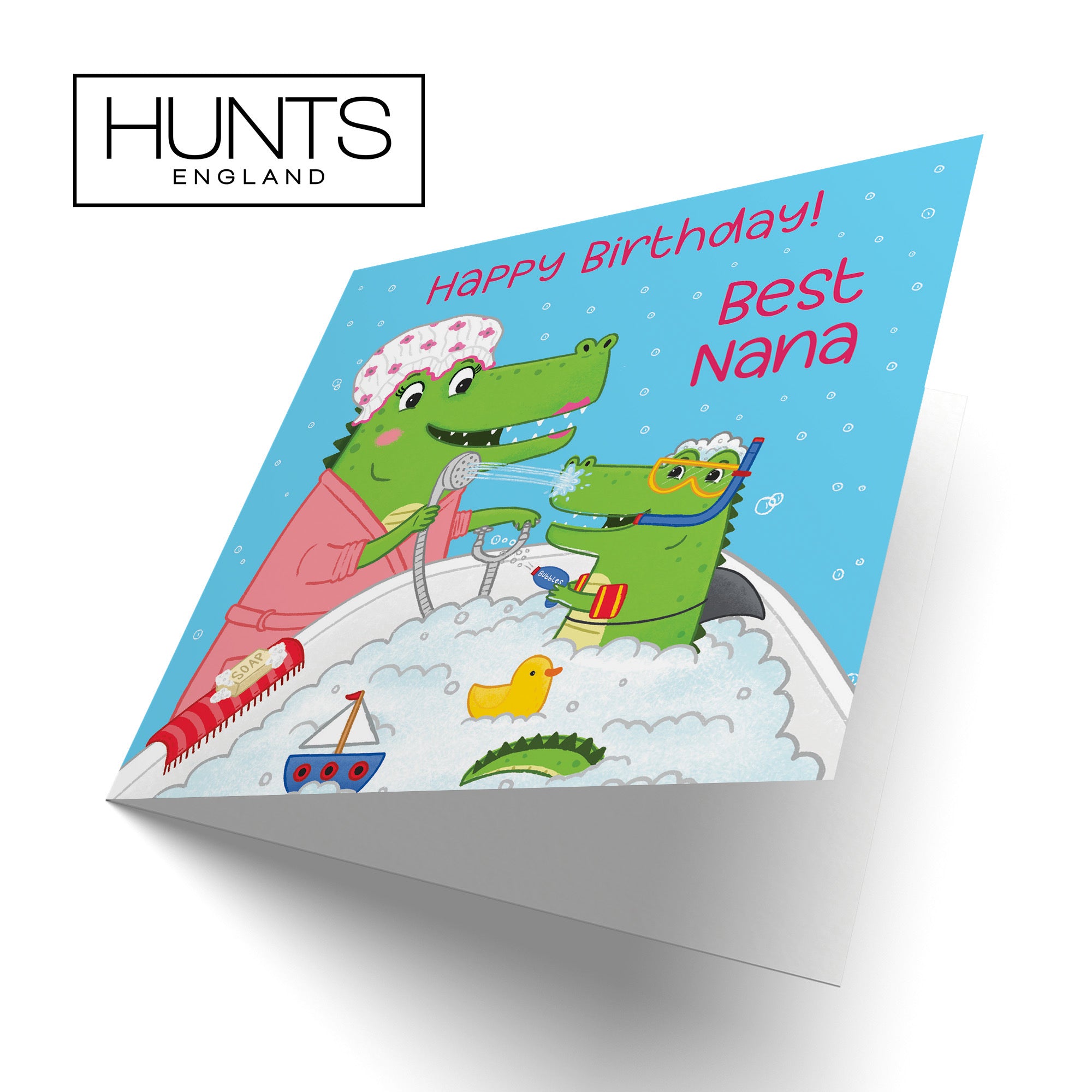 Nana Birthday Crocodile Bath Time Card Imagination - Default Title (LG01645)