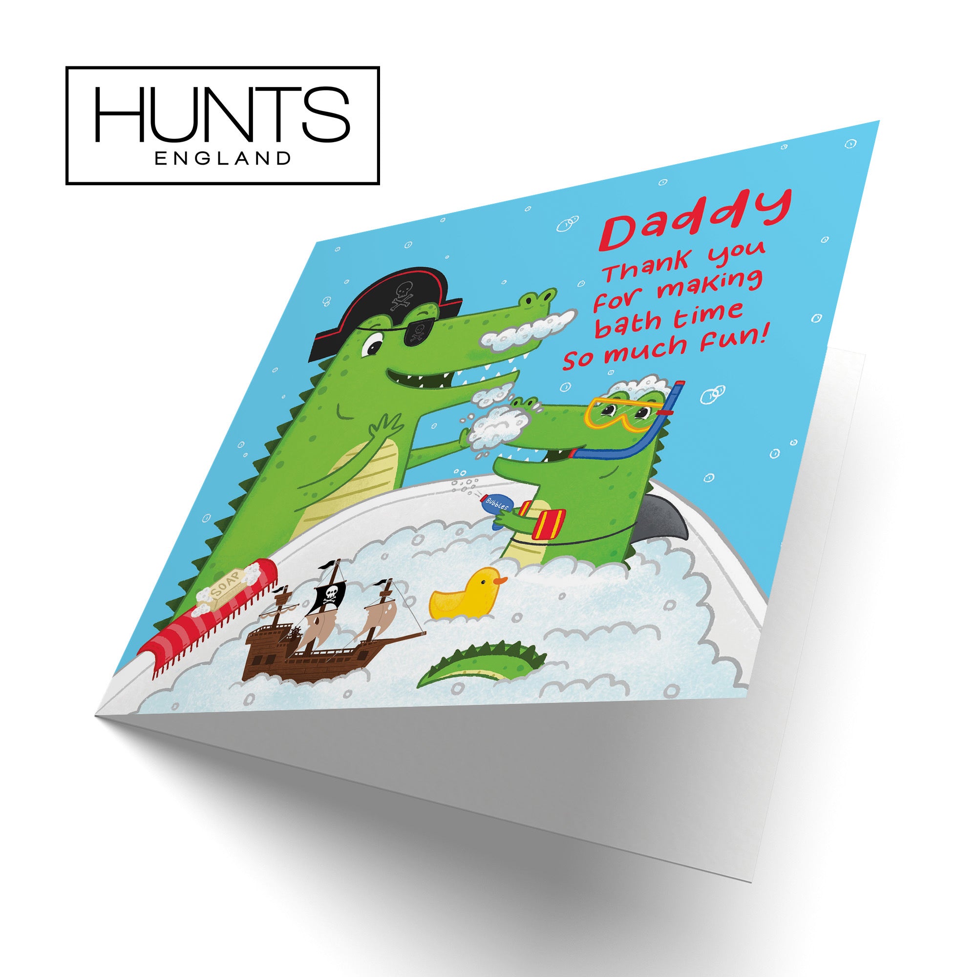 Daddy Crocodile Bath Time Card Imagination - Default Title (LG01647)