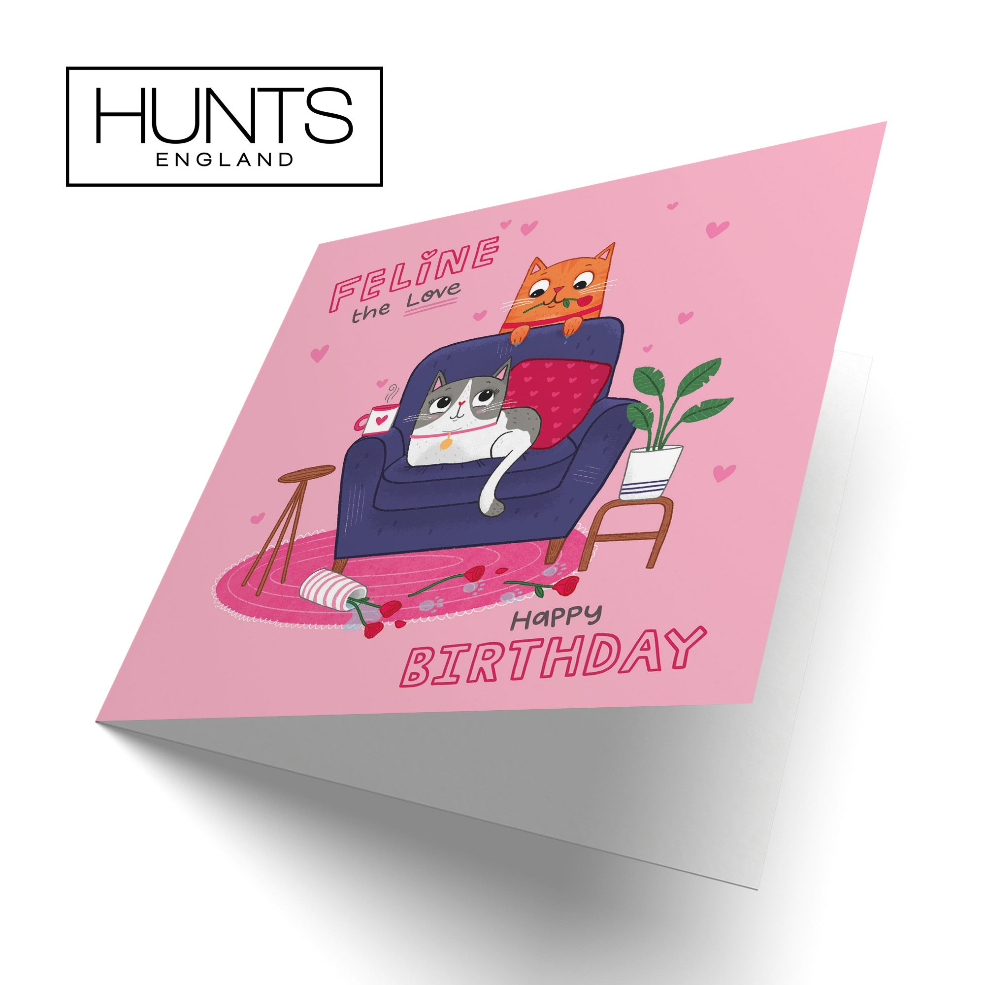 Cat Birthday Card Feline The Love Iconic - Default Title (LG01655)