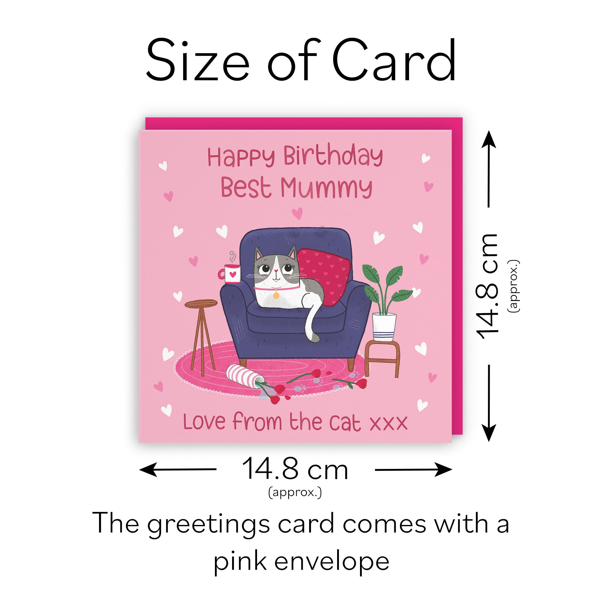 Mummy Birthday Card From The Cat Iconic - Default Title (LG01662)