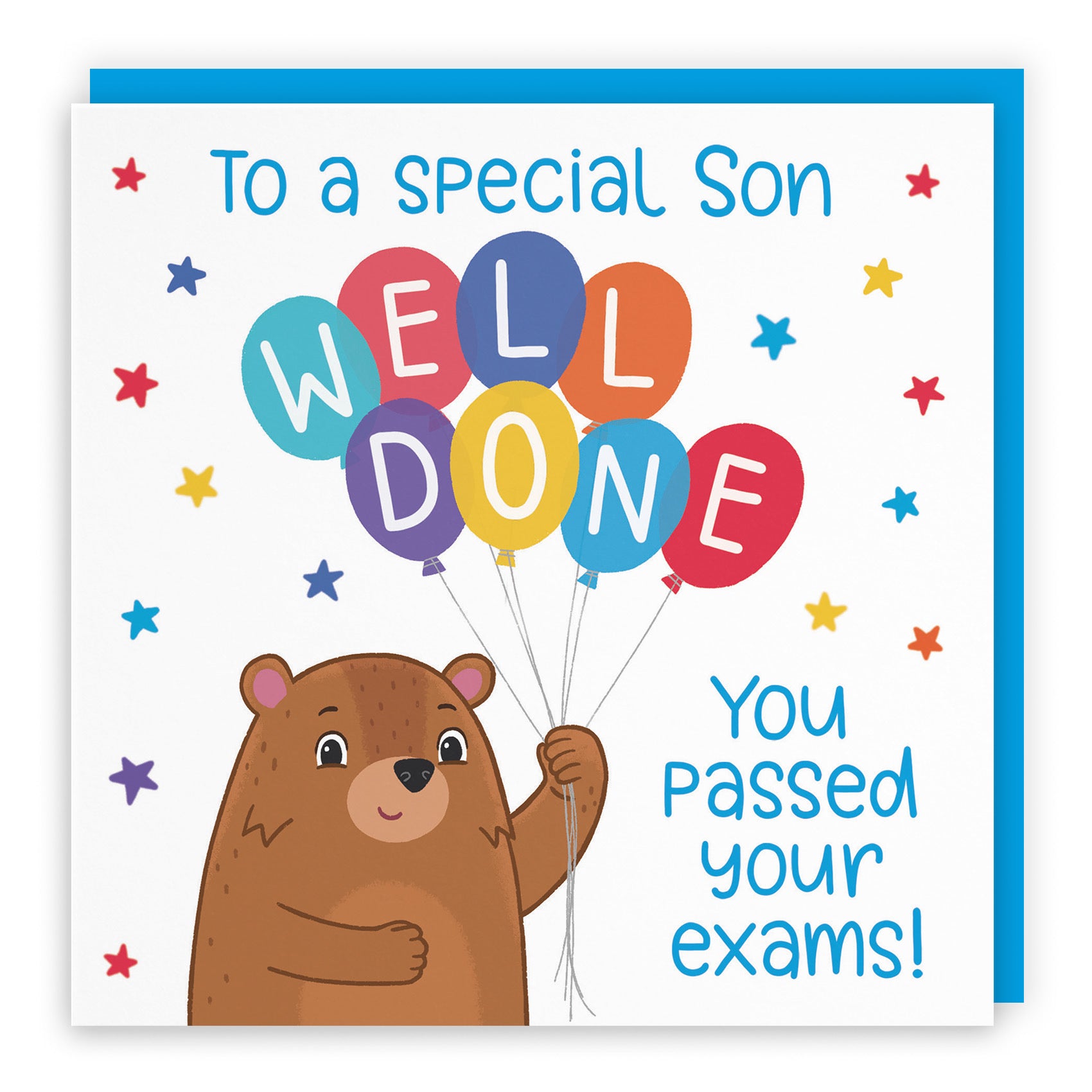 Son Passed Exams Congratulations Card Cute Bears - Default Title (LG01681)