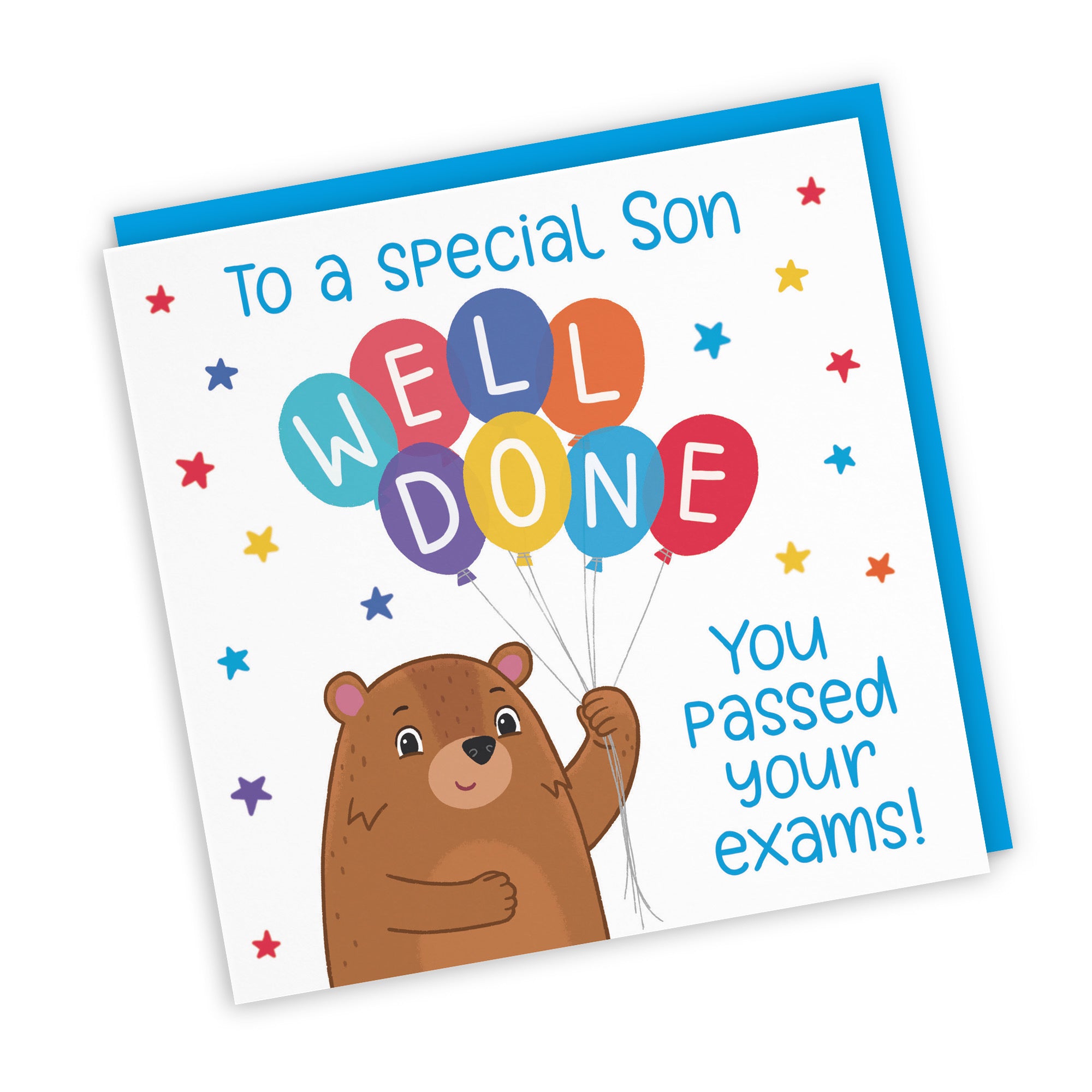 Son Passed Exams Congratulations Card Cute Bears - Default Title (LG01681)