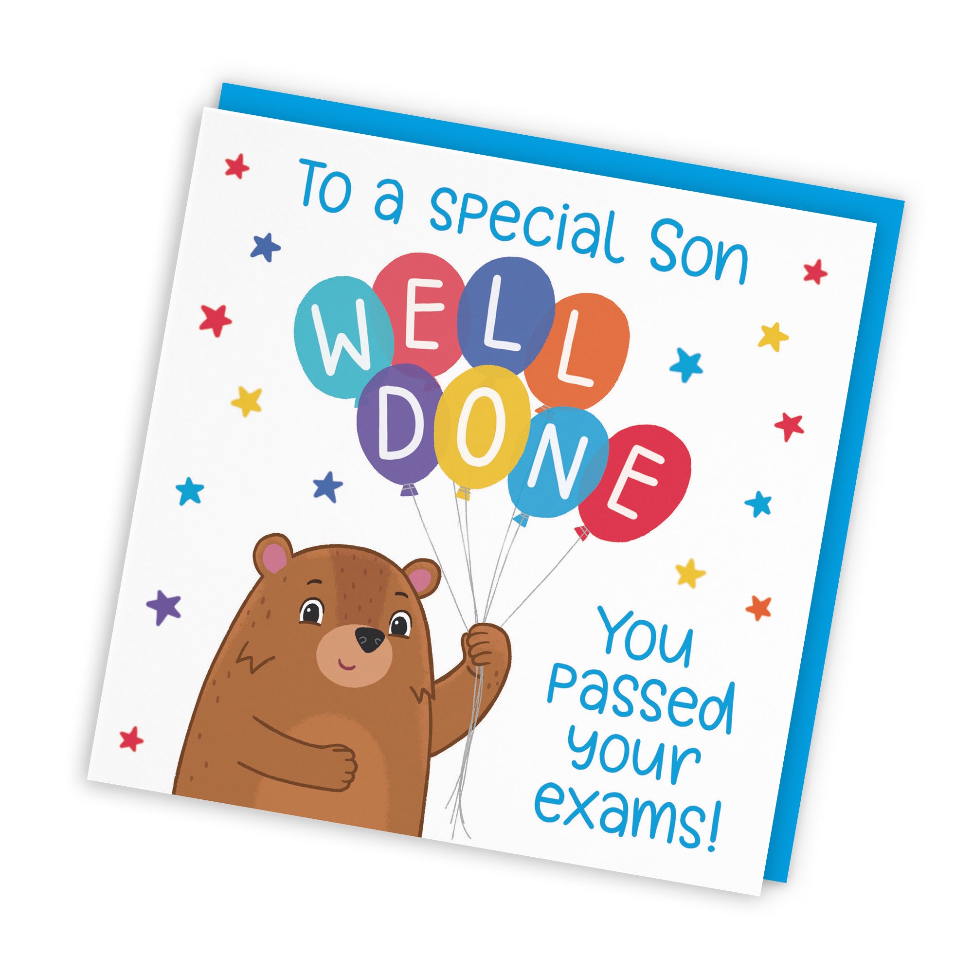 Son Passed Exams Congratulations Card Cute Bears - Default Title (LG01681)