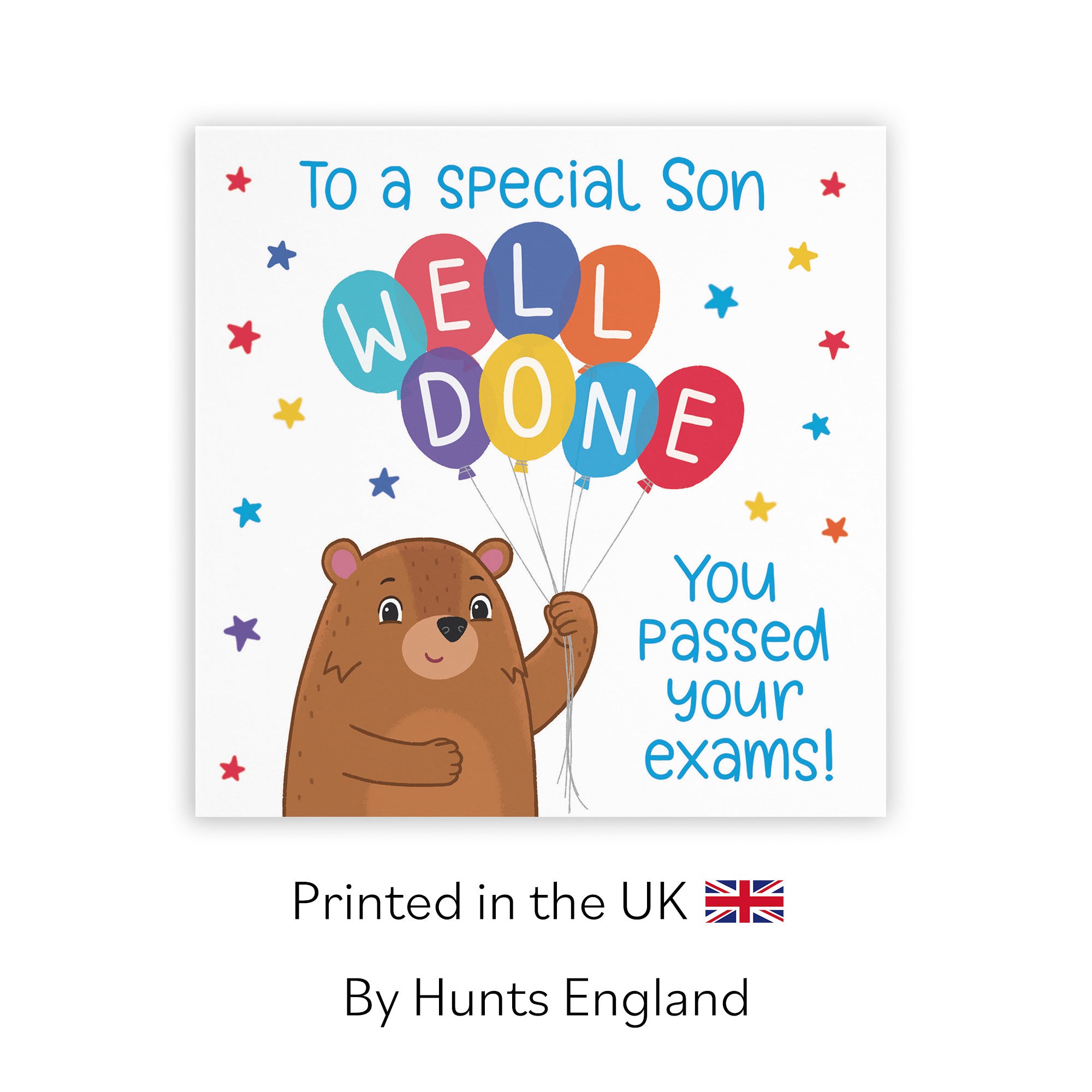 Son Passed Exams Congratulations Card Cute Bears - Default Title (LG01681)