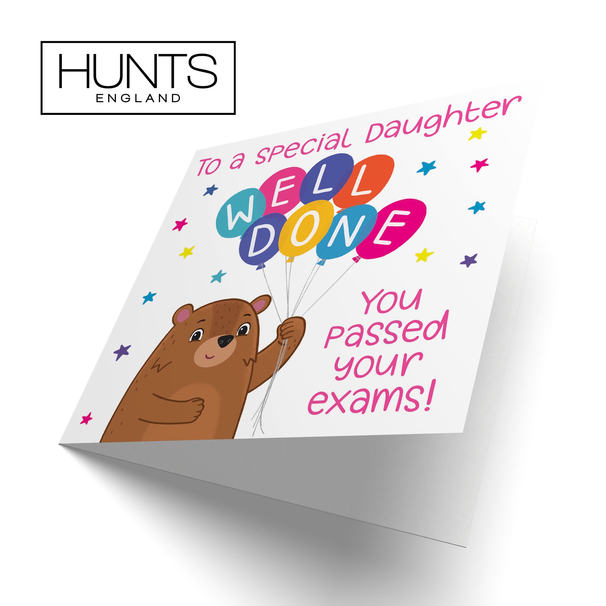 Daughter Passed Exams Congratulations Card Cute Bears - Default Title (LG01682)