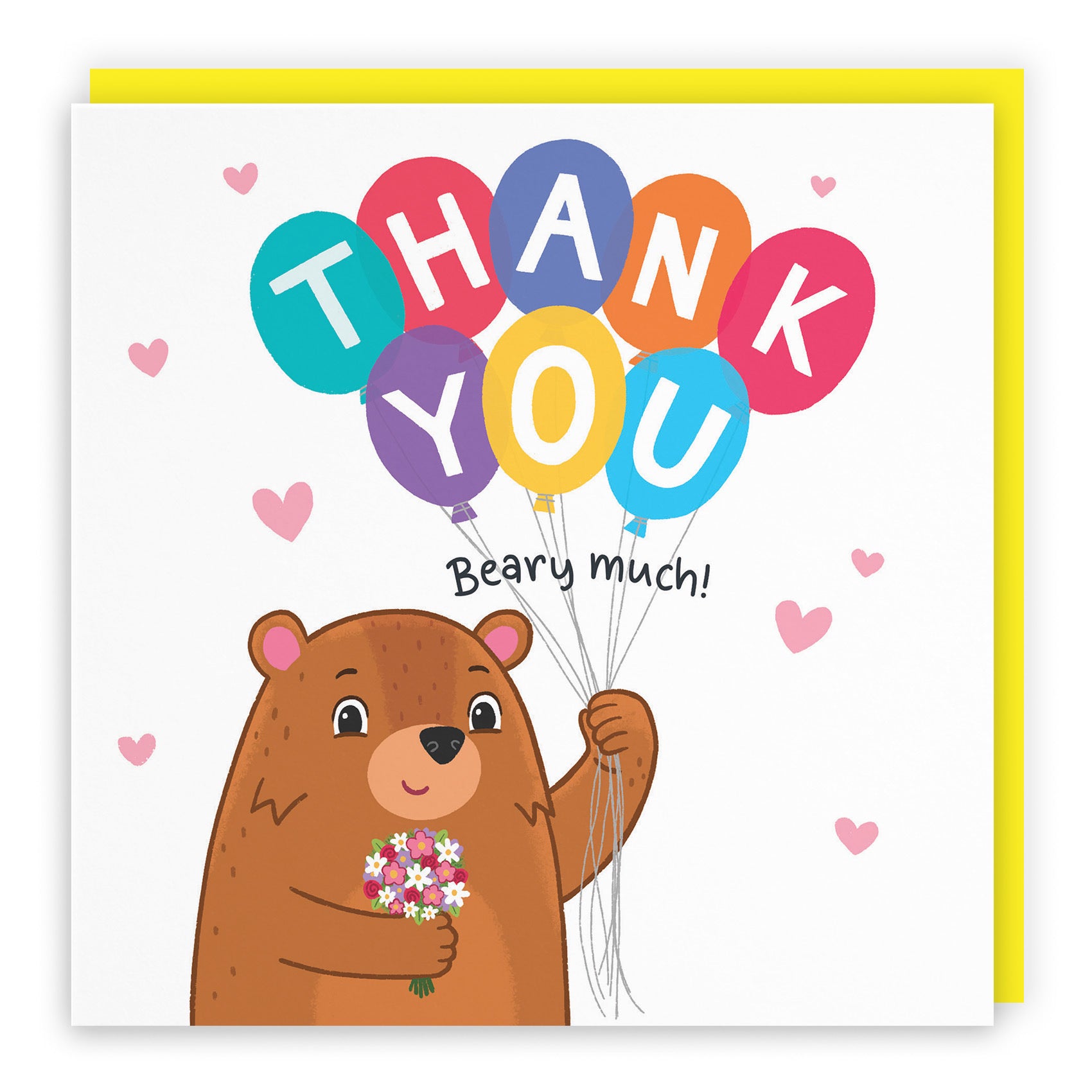 Cute Thank You Card Cute Bears - Default Title (LG01683)