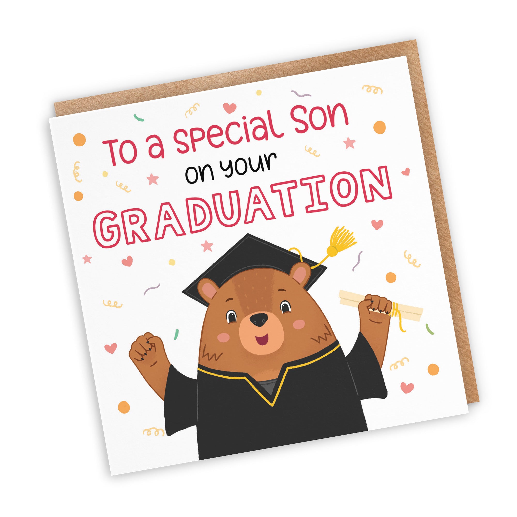 Son Graduation Card Cute Bears - Default Title (LG01684)