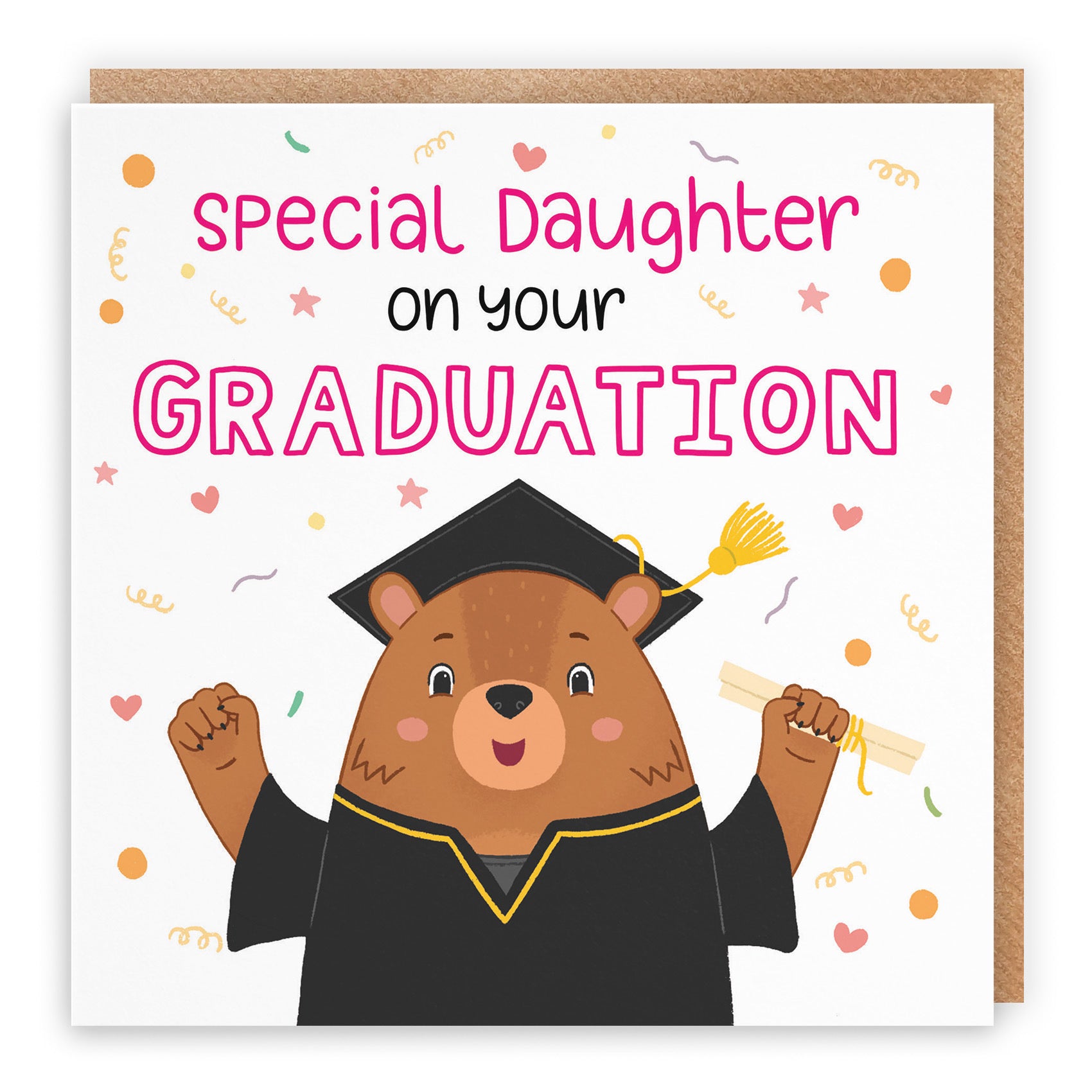 Daughter Graduation Card Cute Bears - Default Title (LG01685)