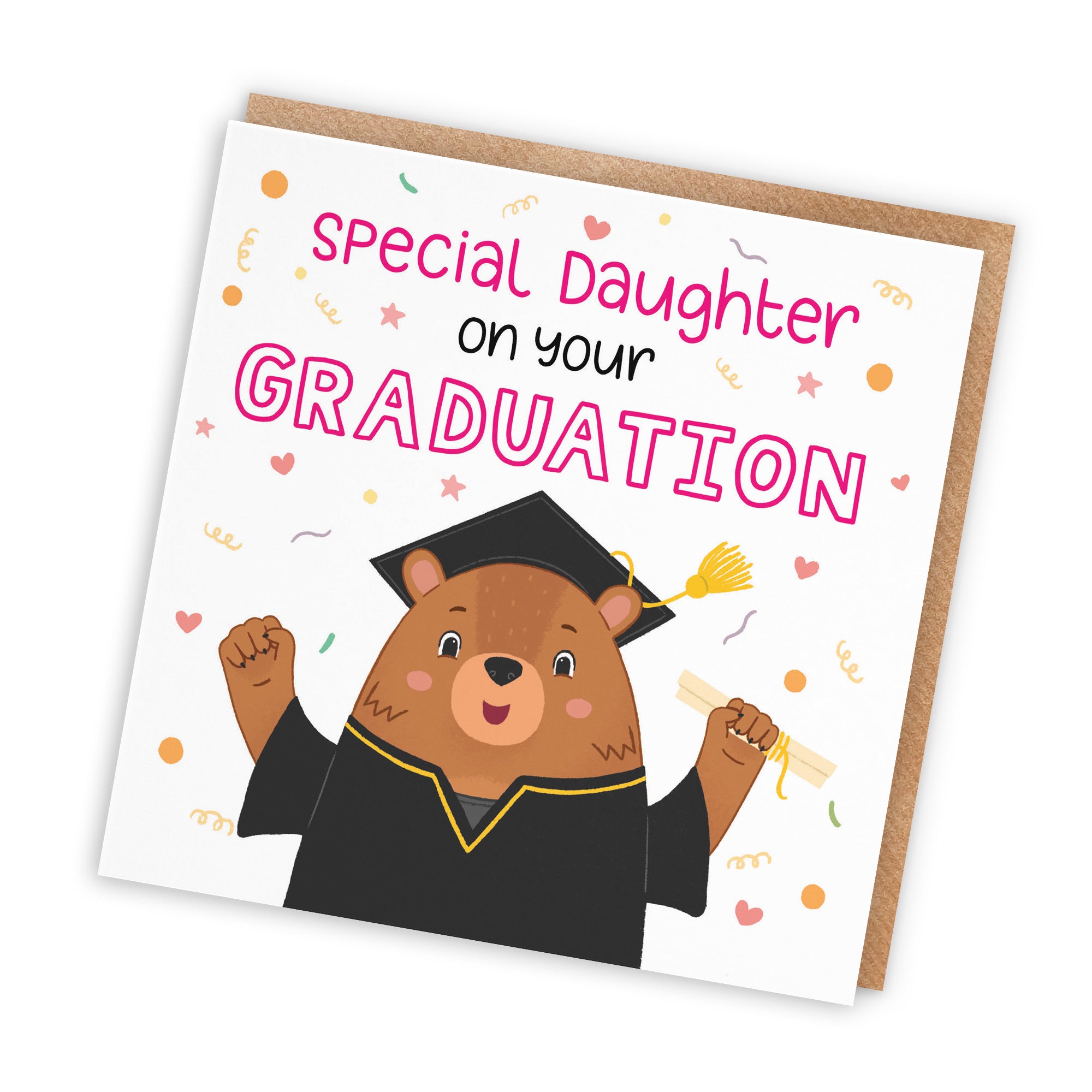 Daughter Graduation Card Cute Bears - Default Title (LG01685)