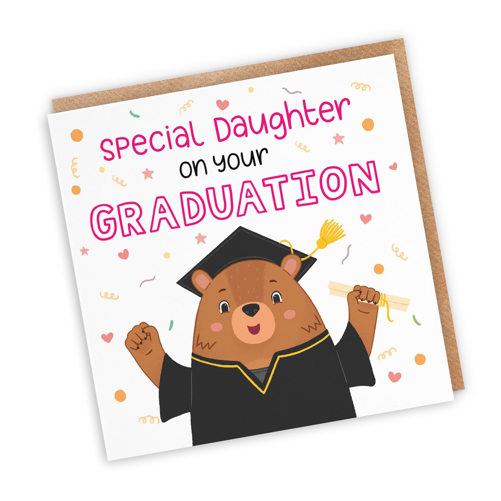 Daughter Graduation Card Cute Bears - Default Title (LG01685)
