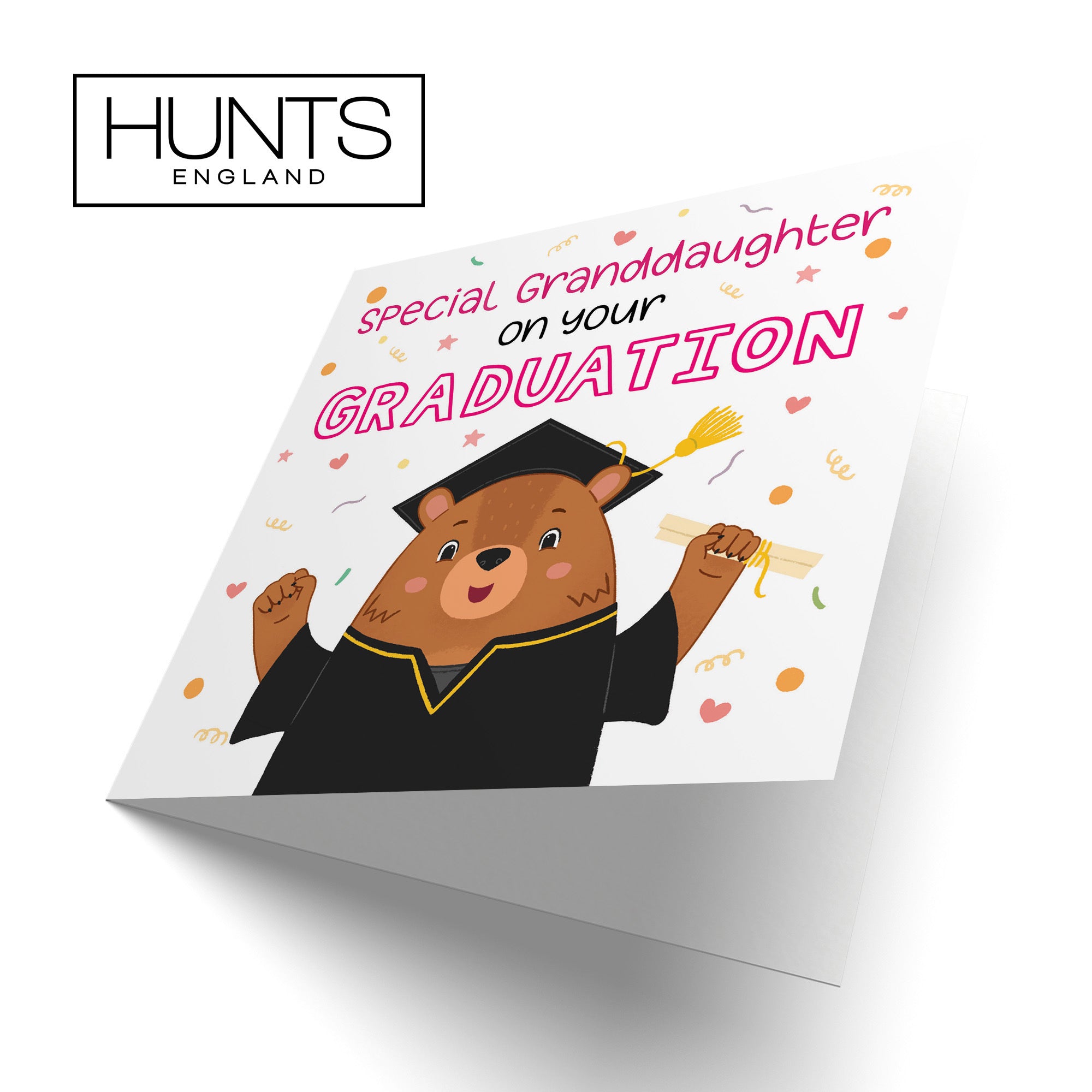 Granddaughter Graduation Card Cute Bears - Default Title (LG01686)