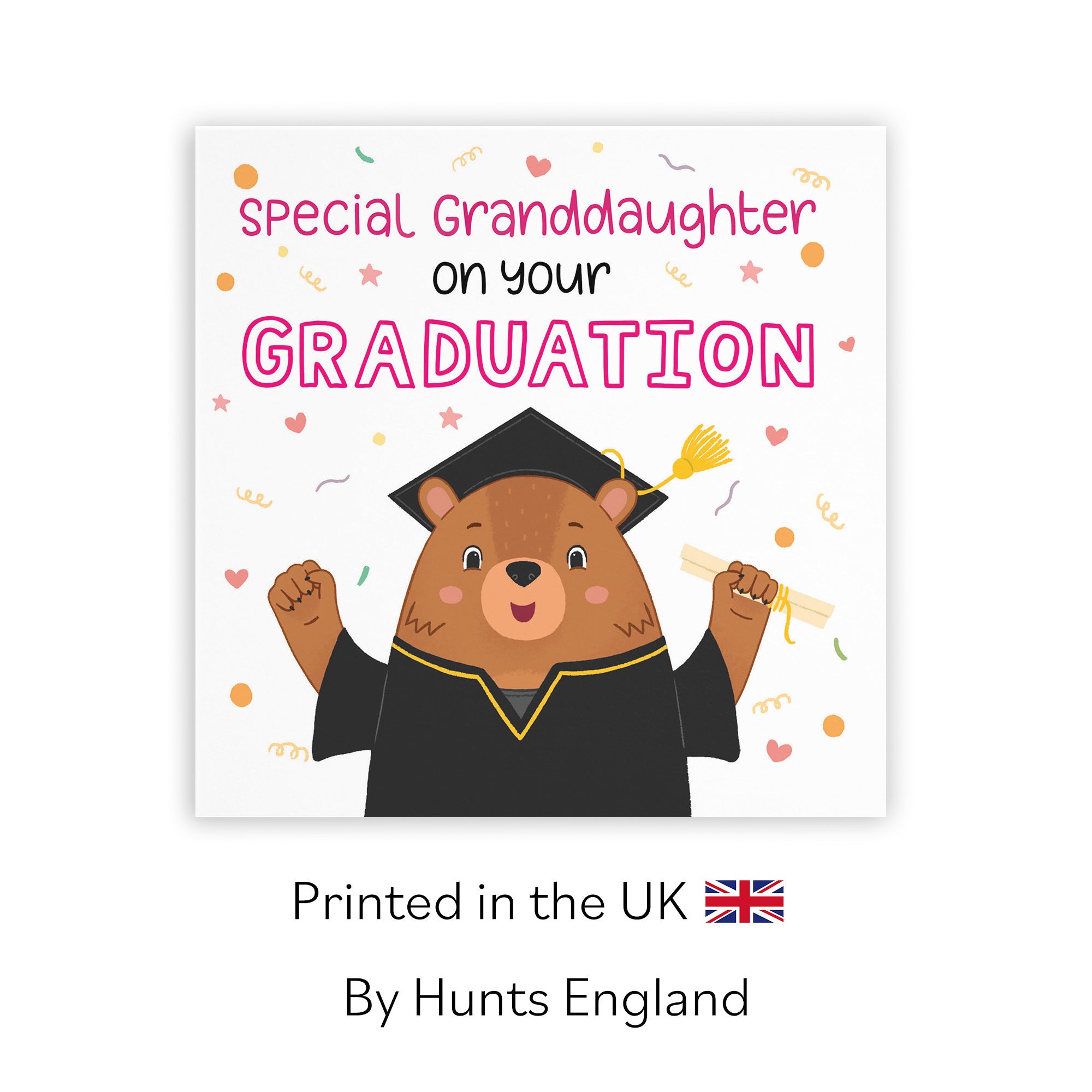 Granddaughter Graduation Card Cute Bears - Default Title (LG01686)