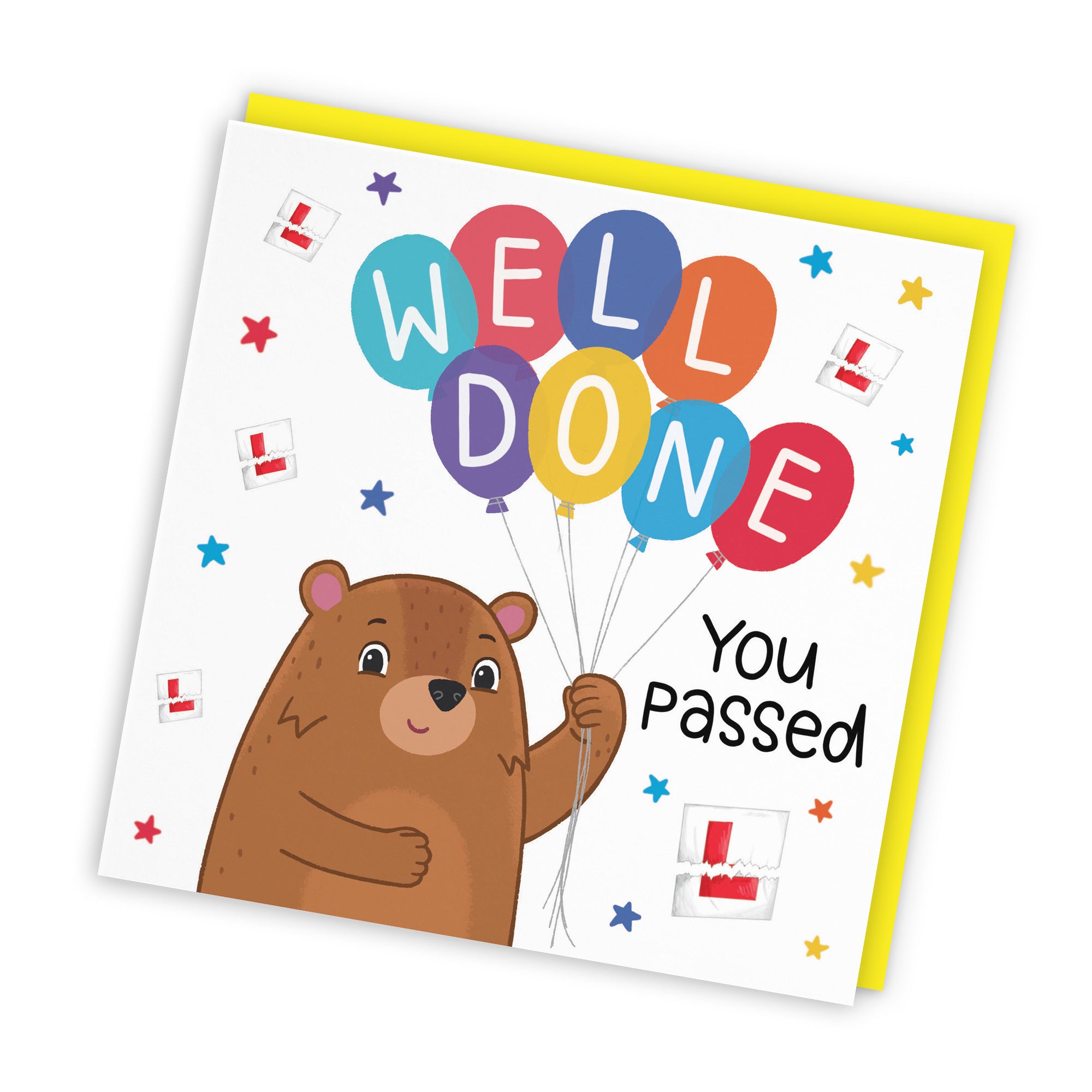 Passed Driving Test Congratulations Card Cute Bears - Default Title (LG01687)