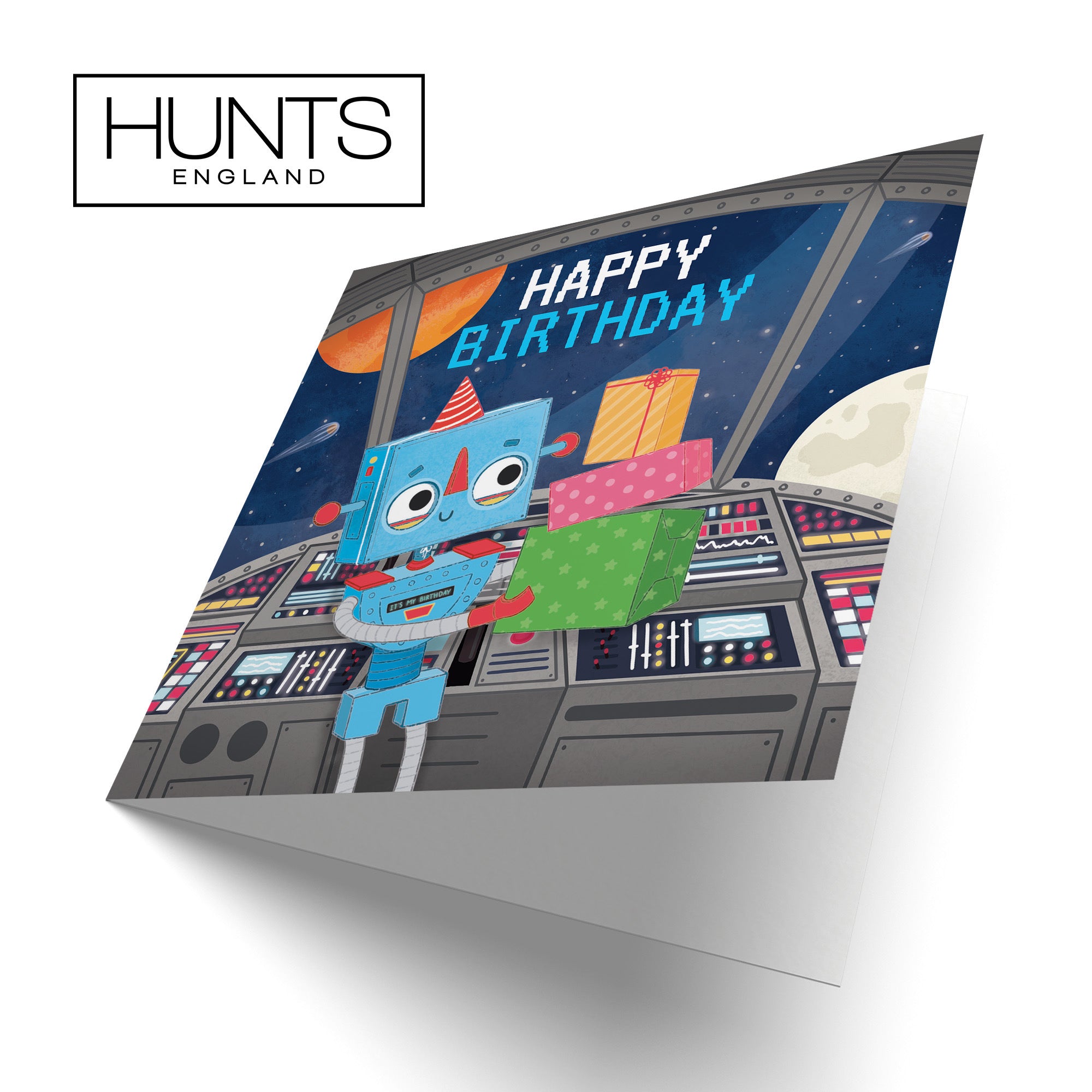 Space Robot Boys Birthday Card Imagination - Default Title (LG01688)
