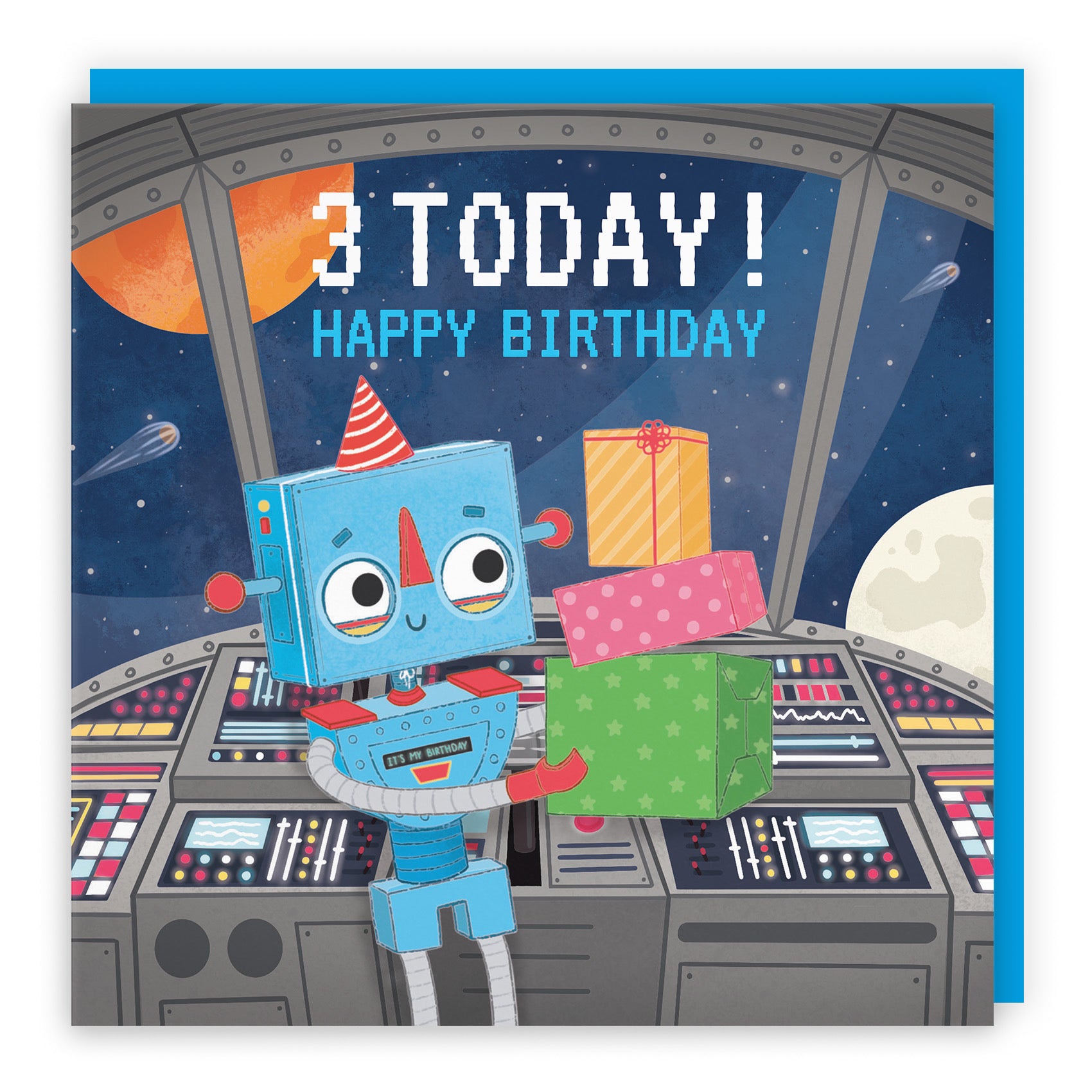 3rd Space Robot Boys Birthday Card Imagination - Default Title (LG01689)