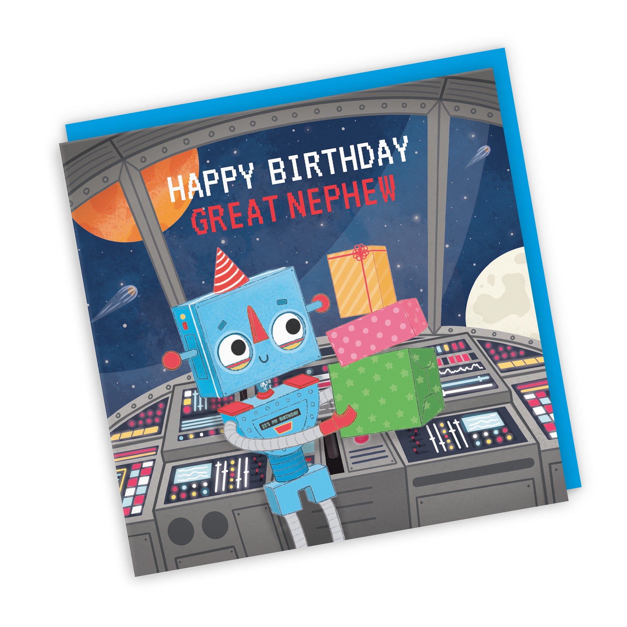 Great Nephew Space Robot Birthday Card Imagination - Default Title (LG01706)