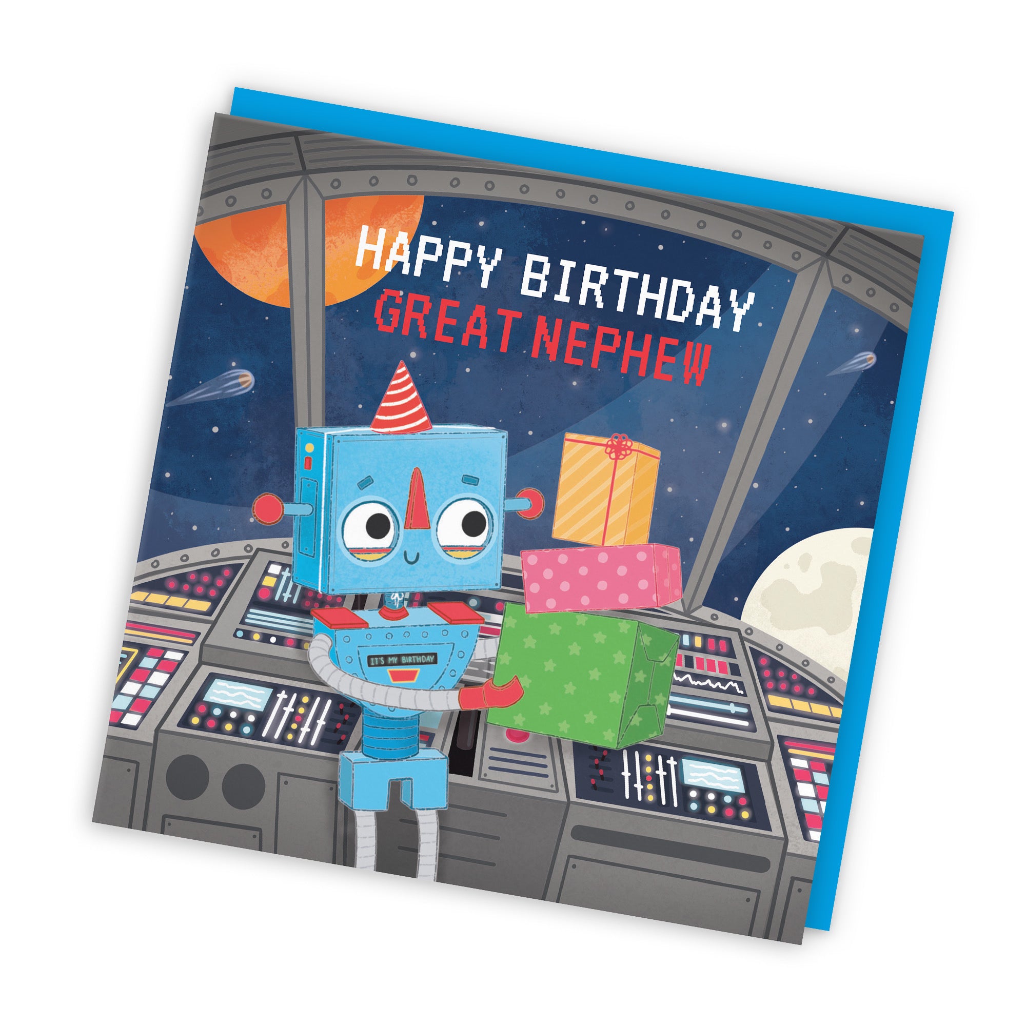 Great Nephew Space Robot Birthday Card Imagination - Default Title (LG01706)