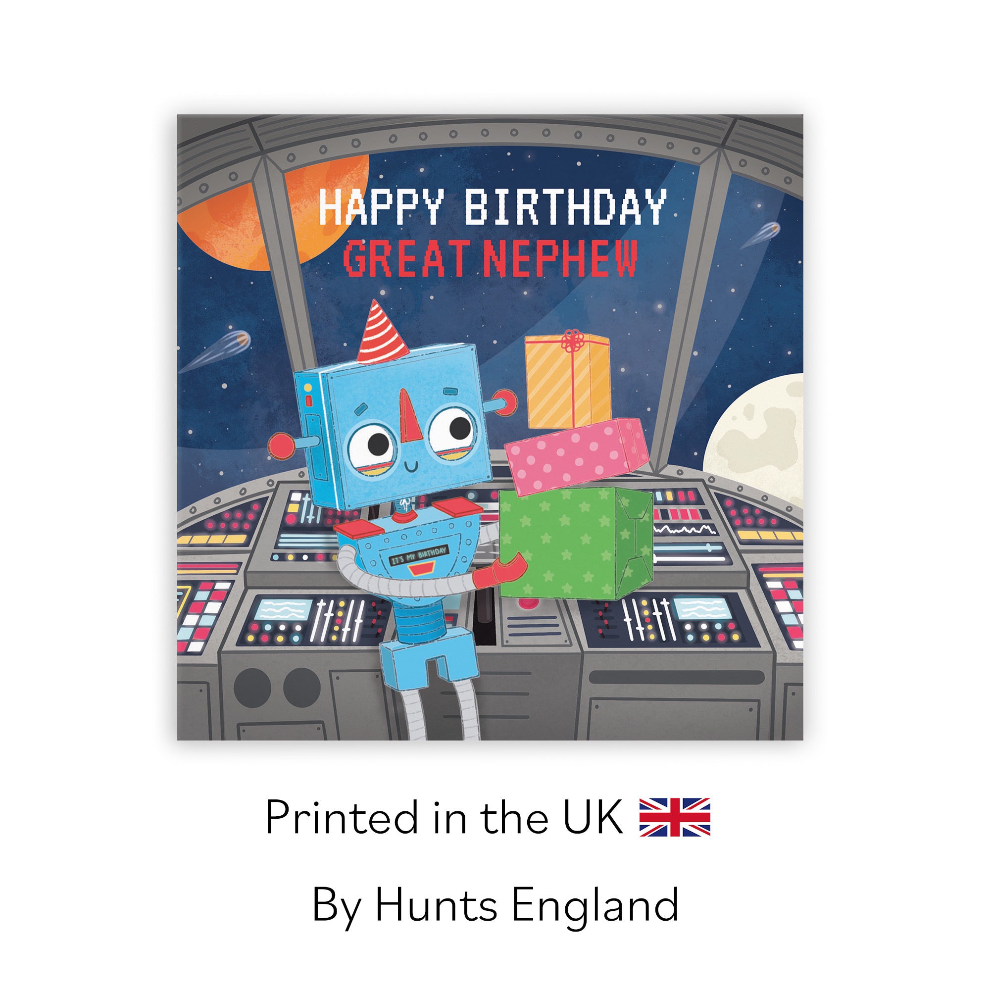 Great Nephew Space Robot Birthday Card Imagination - Default Title (LG01706)
