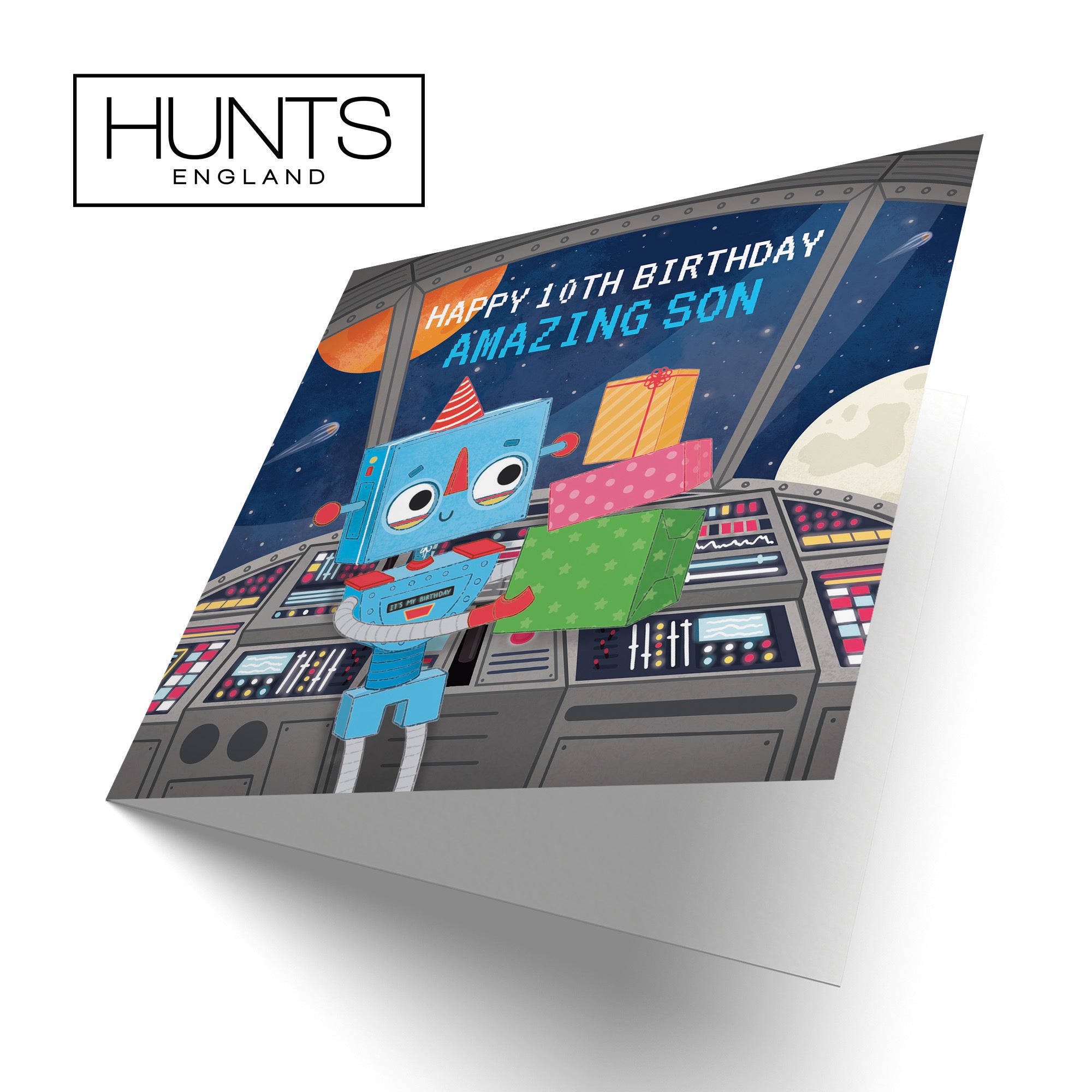 10th Son Space Robot Birthday Card Imagination - Default Title (LG01717)