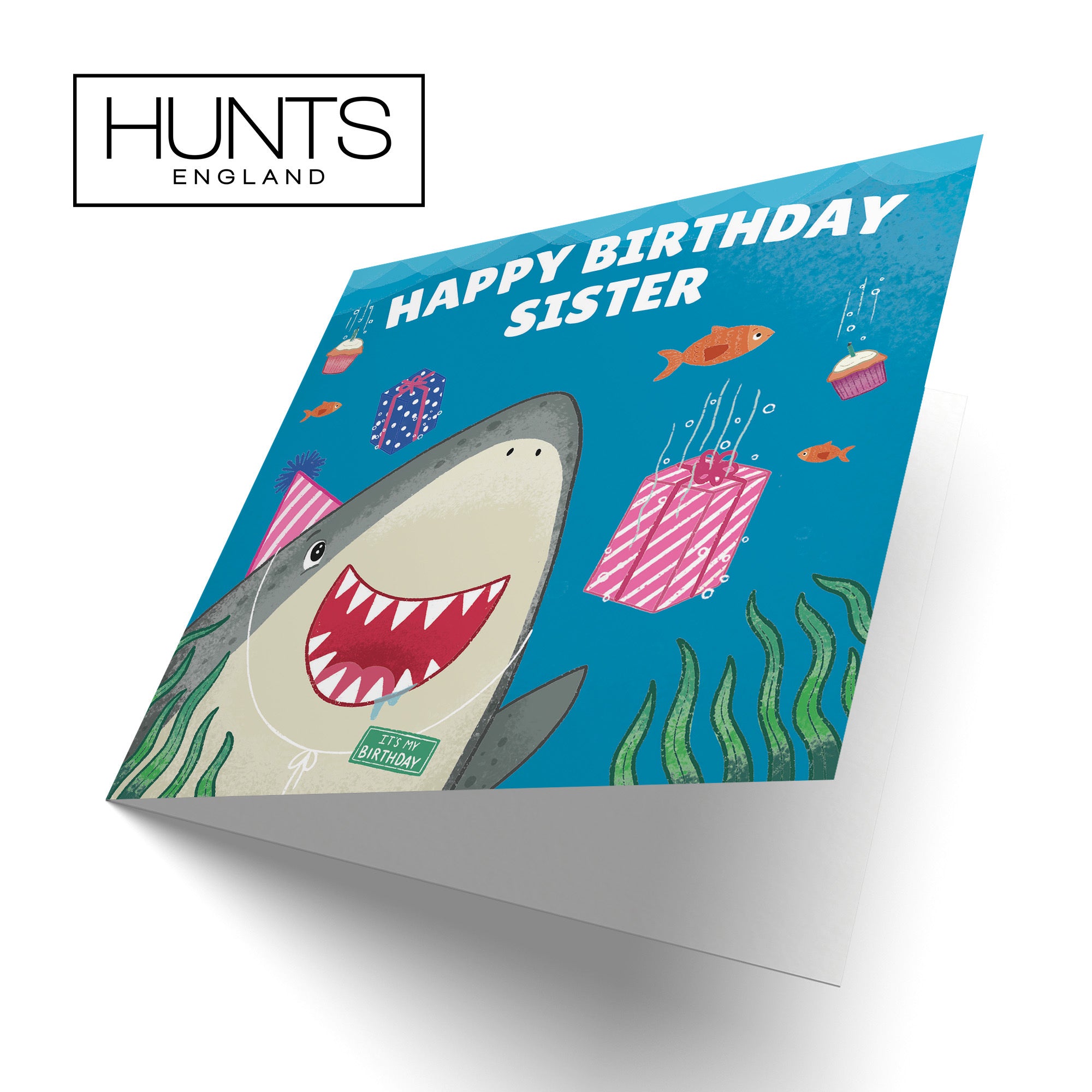 Sister Cute Shark Birthday Card Ocean - Default Title (LG01769)