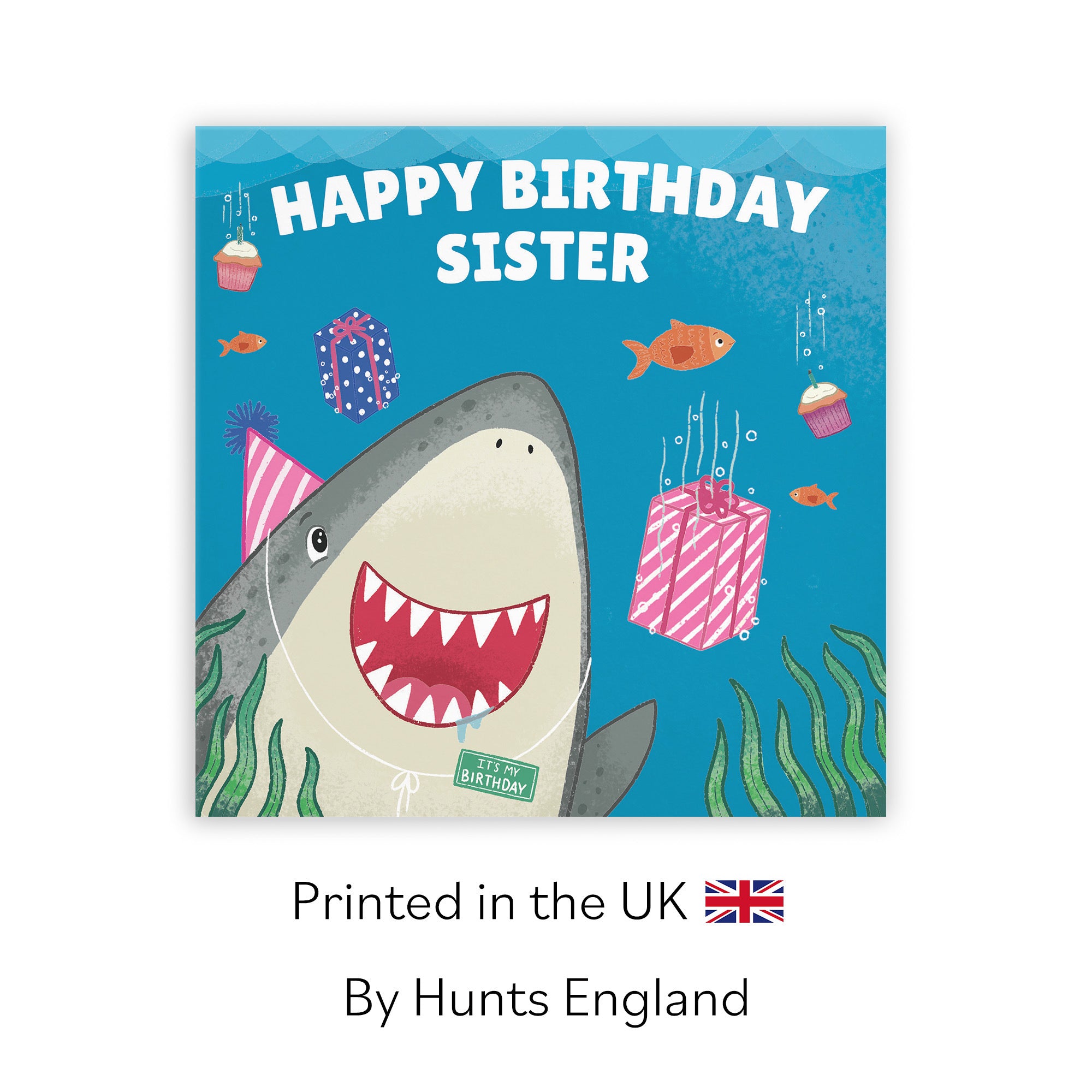 Sister Cute Shark Birthday Card Ocean - Default Title (LG01769)
