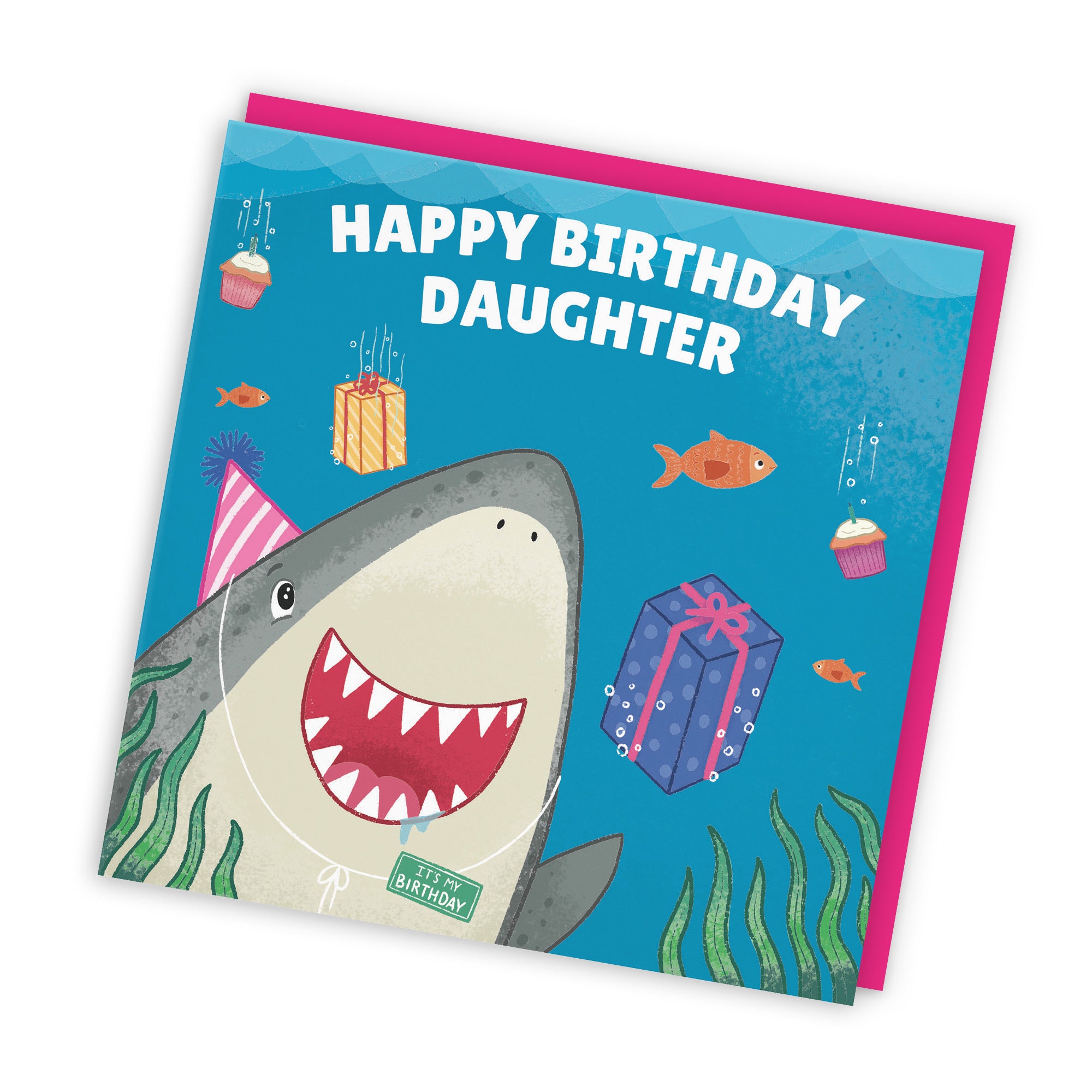 Daughter Cute Shark Birthday Card Ocean - Default Title (LG01774)