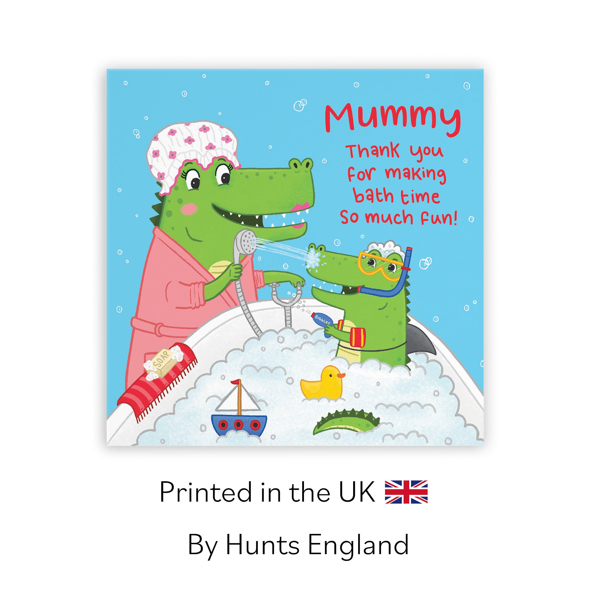 Mummy Crocodile Cute Children's Card Imagination - Default Title (LG01794)