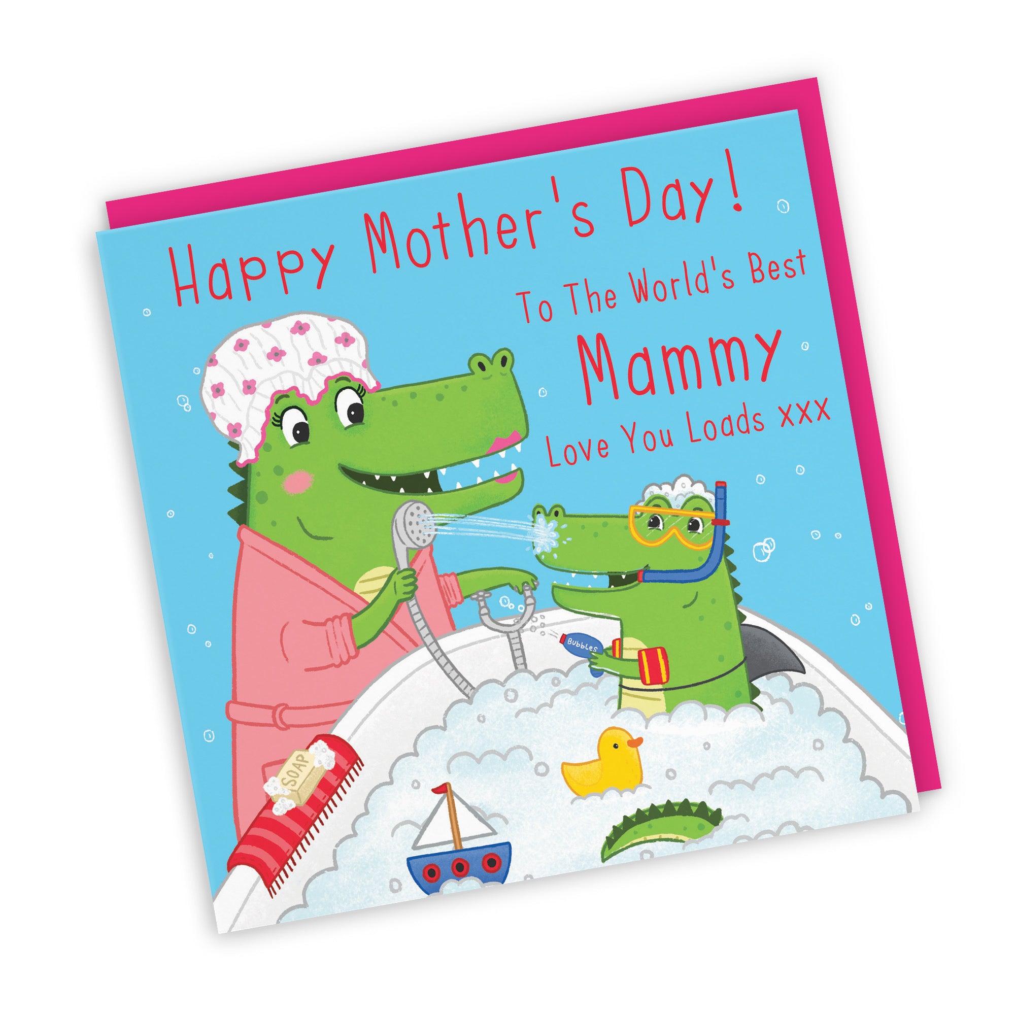 Mammy Mother's Day Card Crocodile Bath Time Imagination - Default Title (LG01796)
