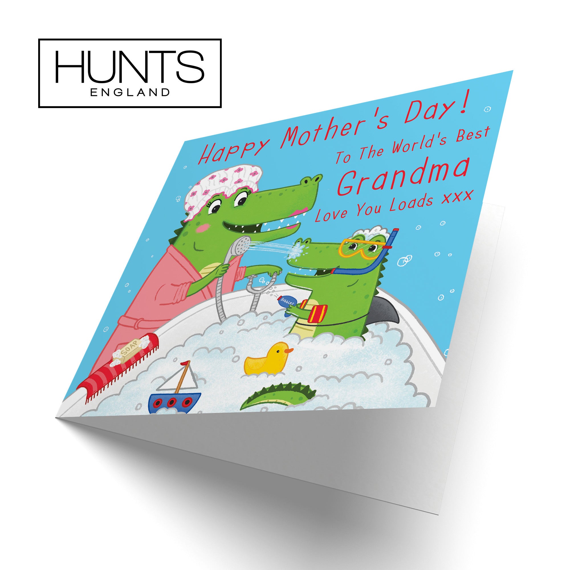 Grandma Mother's Day Card Crocodile Bath Time Imagination - Default Title (LG01799)