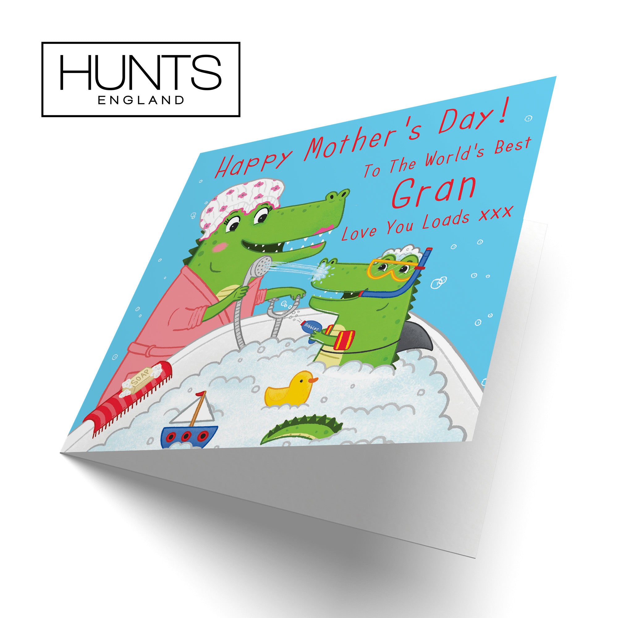 Gran Mother's Day Card Crocodile Bath Time Imagination - Default Title (LG01801)