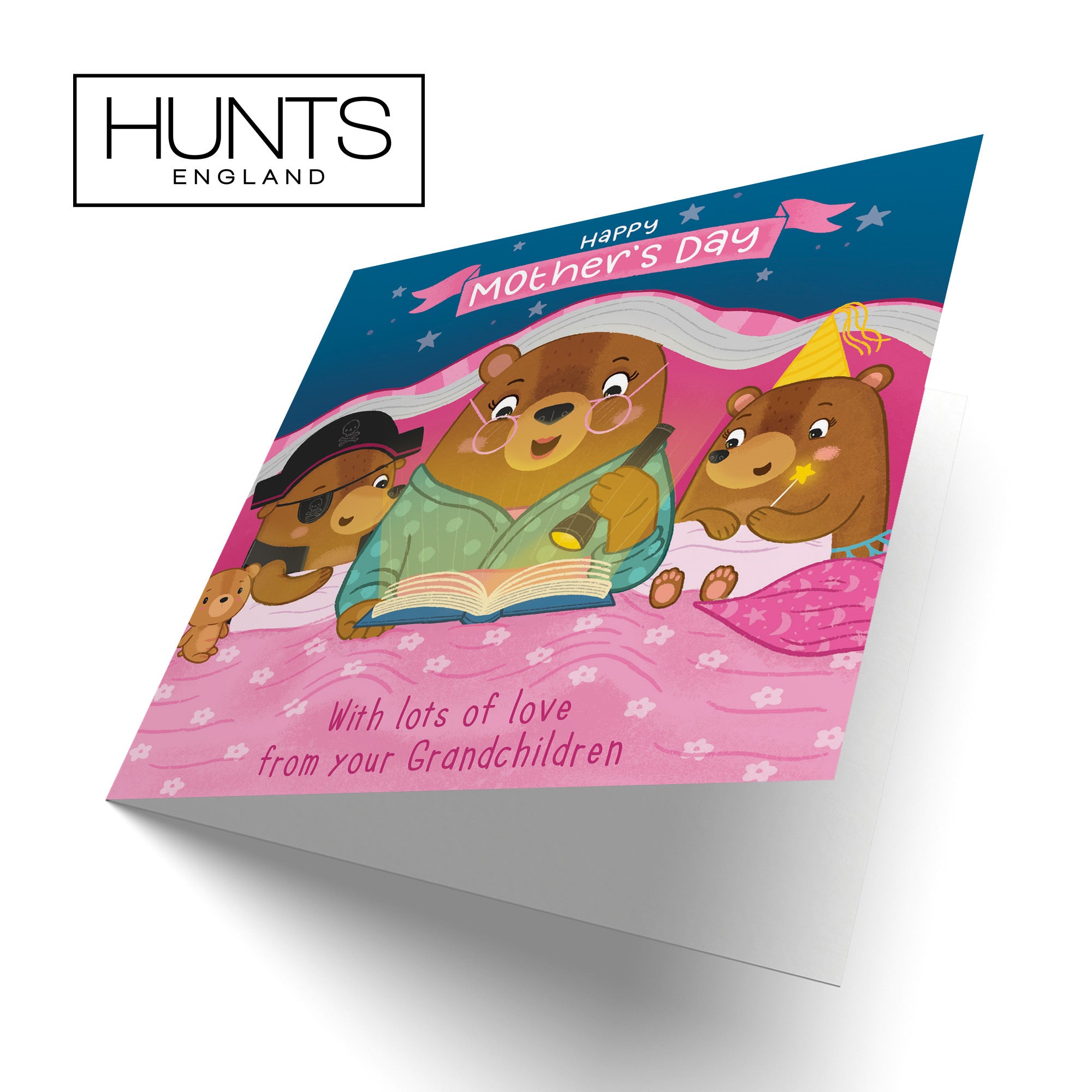 From Grandchildren Mother's Day Card Boy & Girl Bear Cute Bears - Default Title (LG01804)