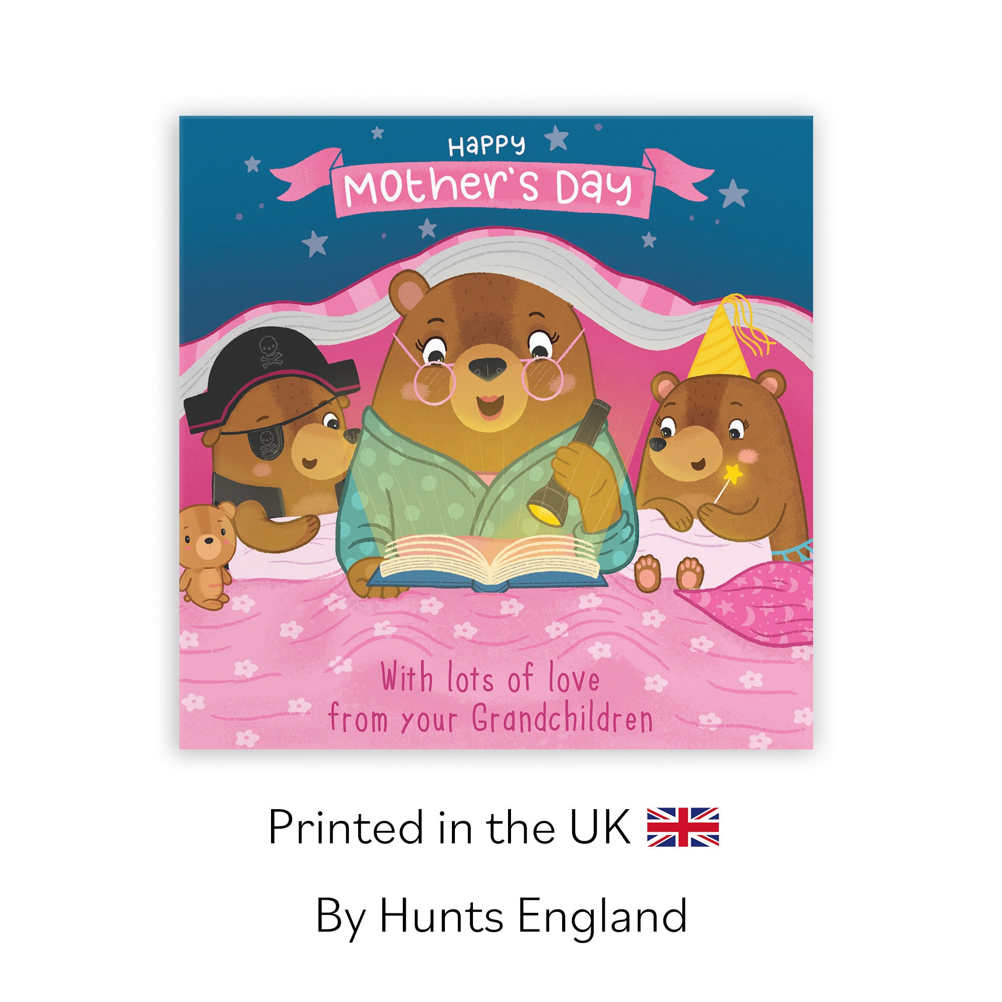 From Grandchildren Mother's Day Card Boy & Girl Bear Cute Bears - Default Title (LG01804)